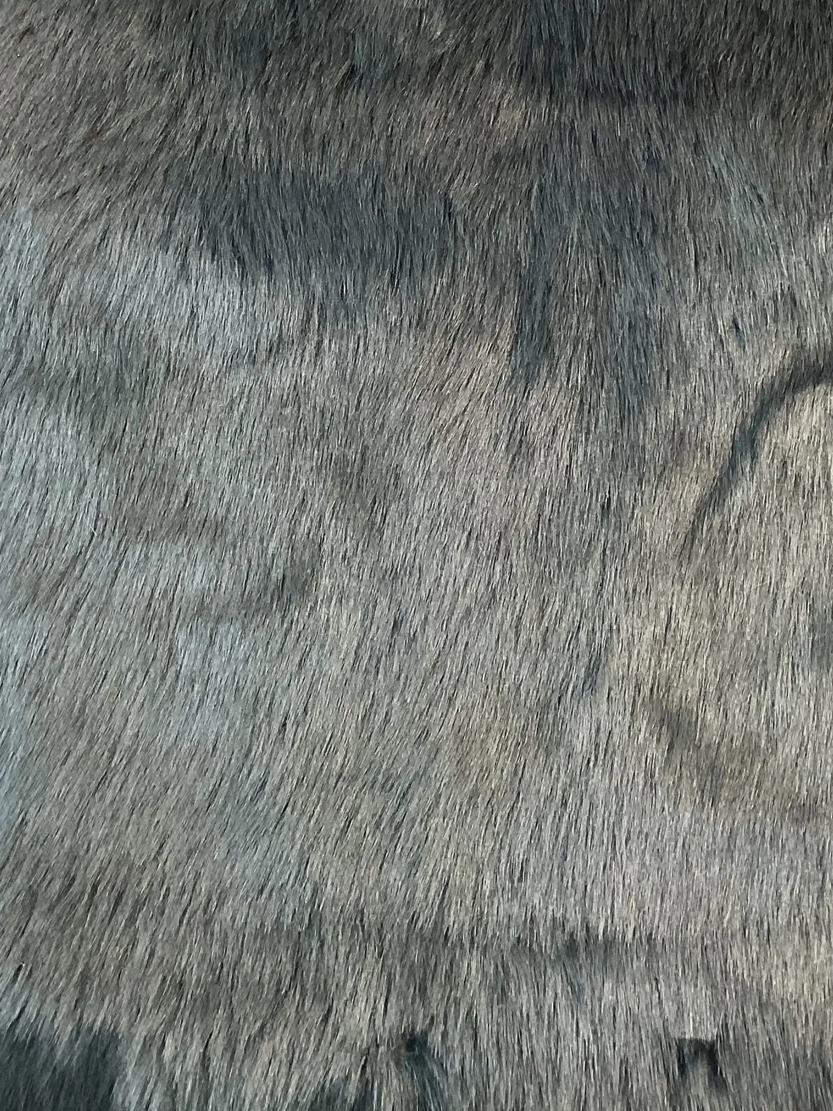 Faux Fur in Gray