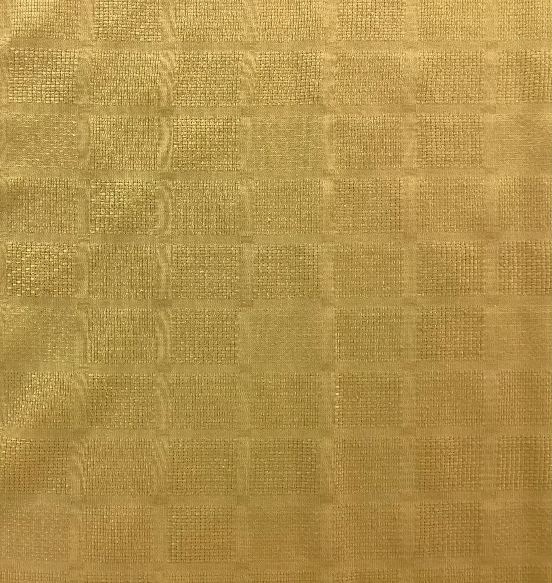 Made in Italy Pure Silk Mini Check Pattern Jacquard in Gold