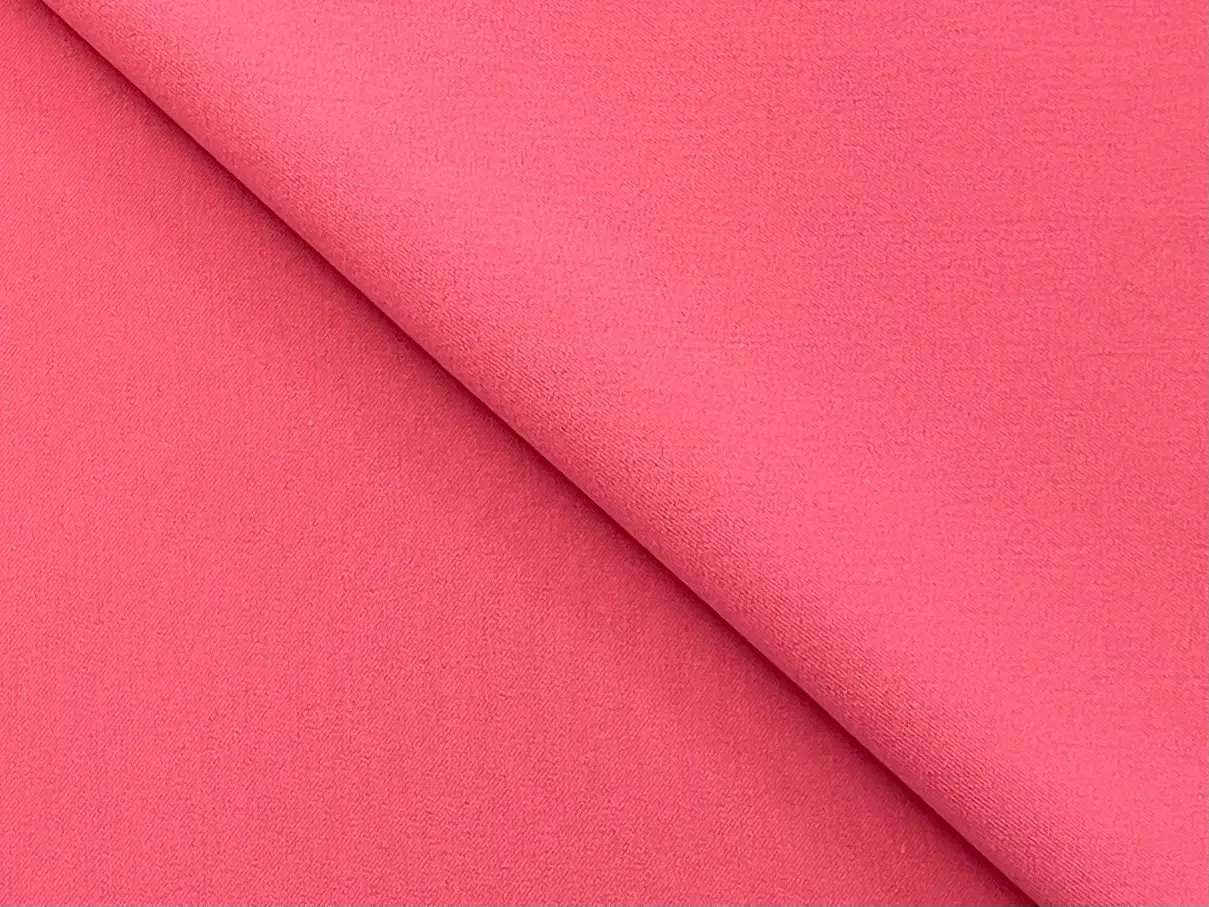 Made in Switzerland 65% Cotton 29% Nylon 6% Elastine Lycra Bi-Stretch in Coral