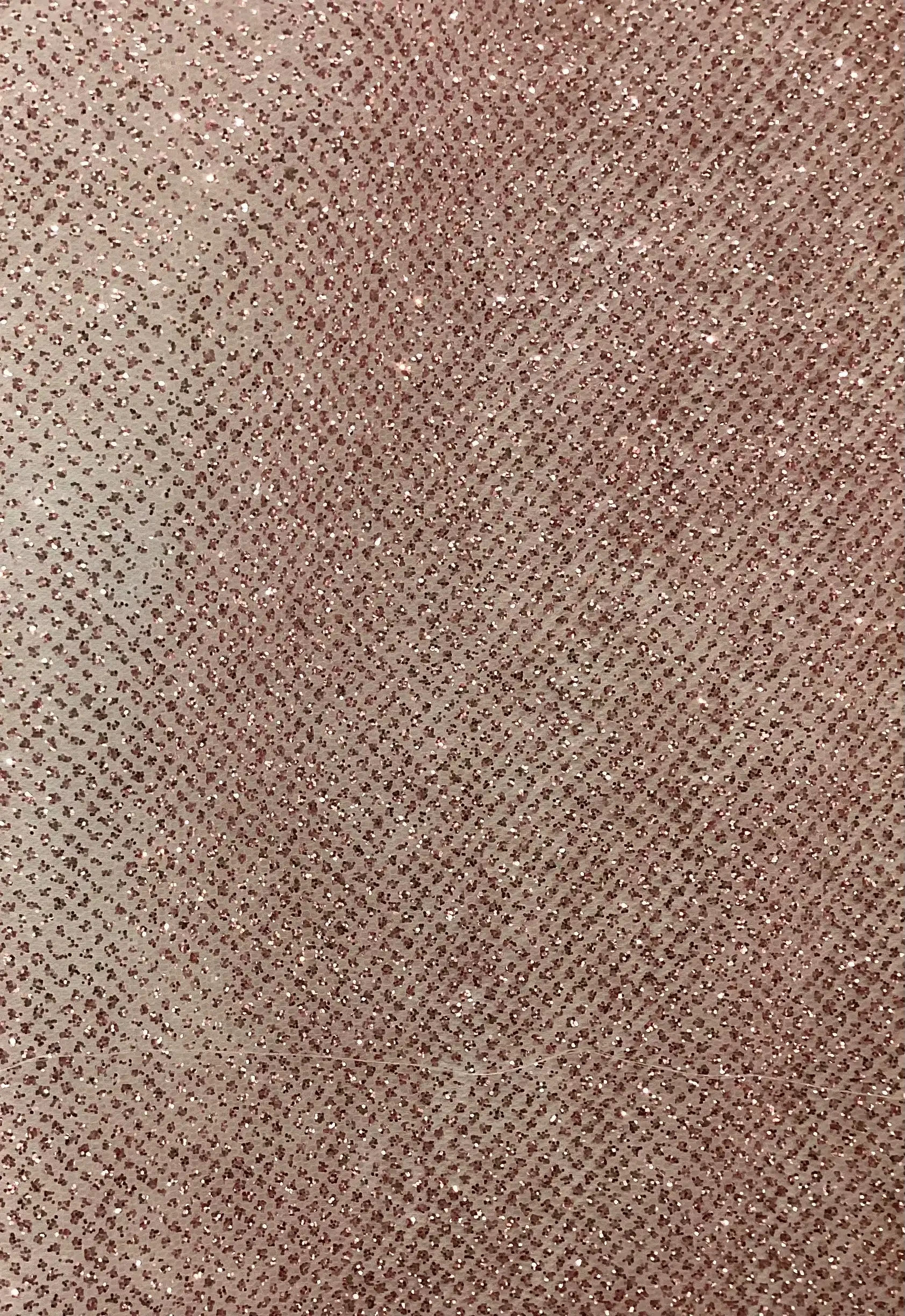Glitter Mesh in Pink Opal