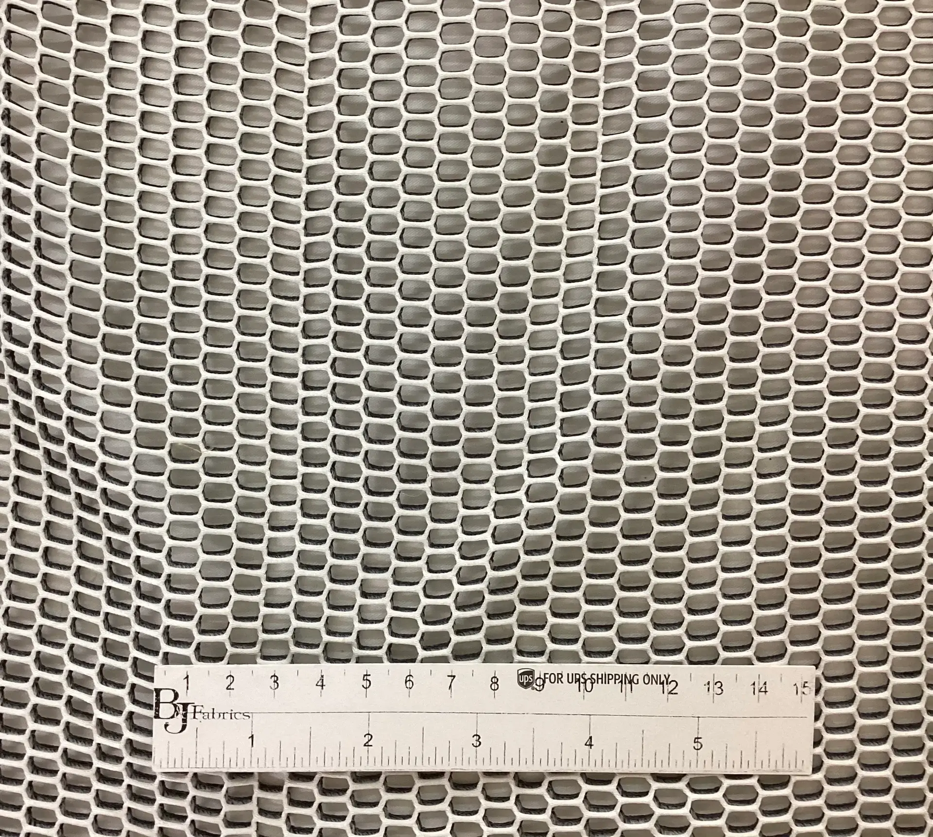 Double Face Novelty Honeycomb Mesh In Black White