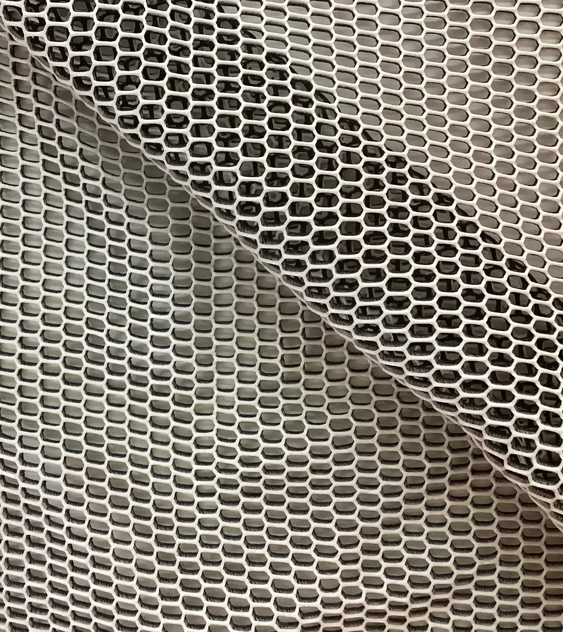 Double Face Novelty Honeycomb Mesh In Black White