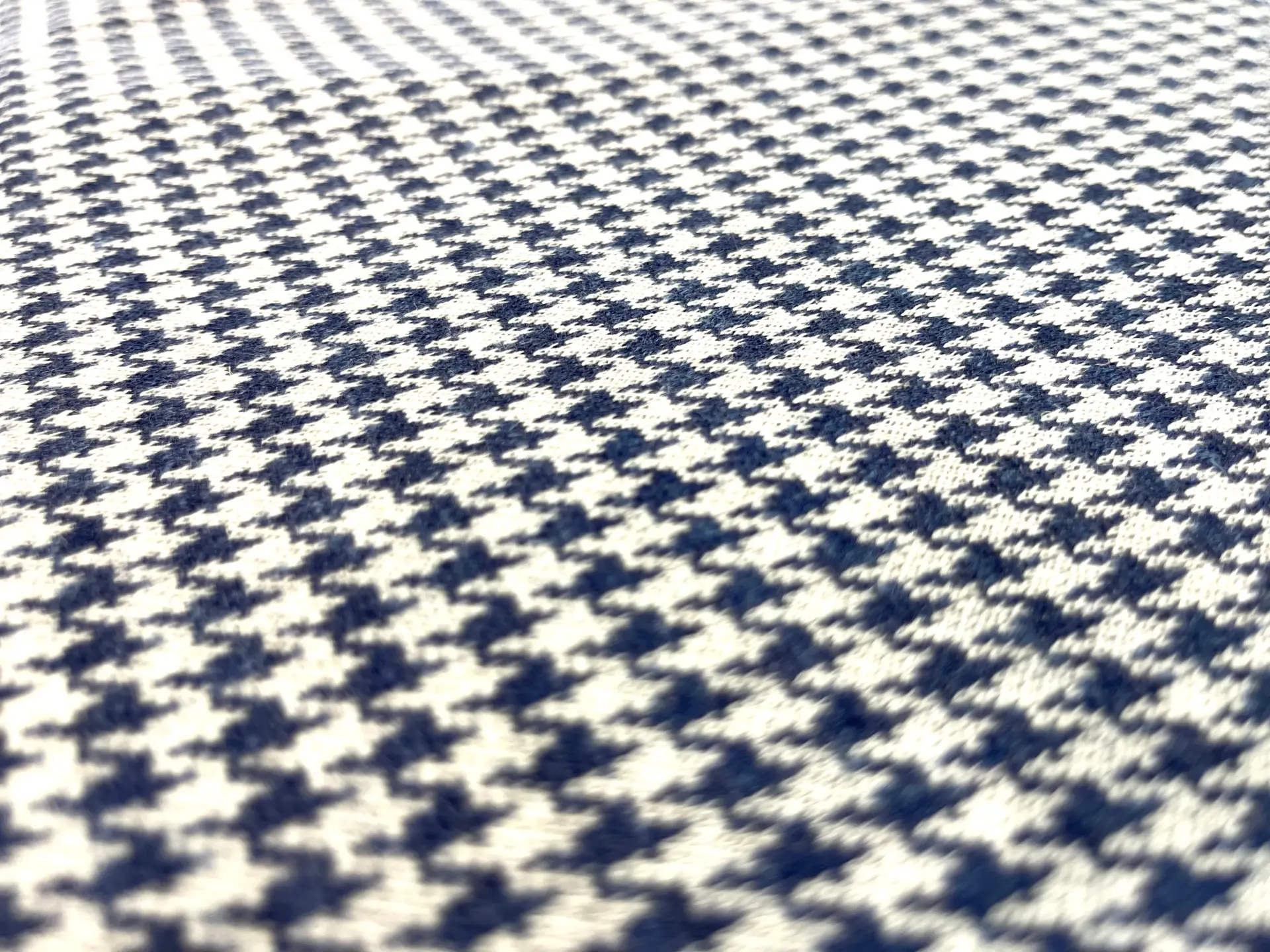 Loro Piana Houndstooth Knit in Blue/White