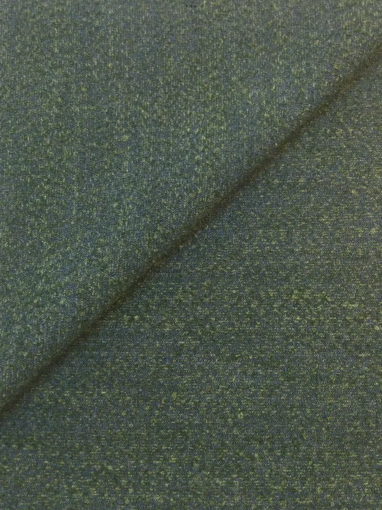 Austrian Wool Angora Nylon Tweed in Green