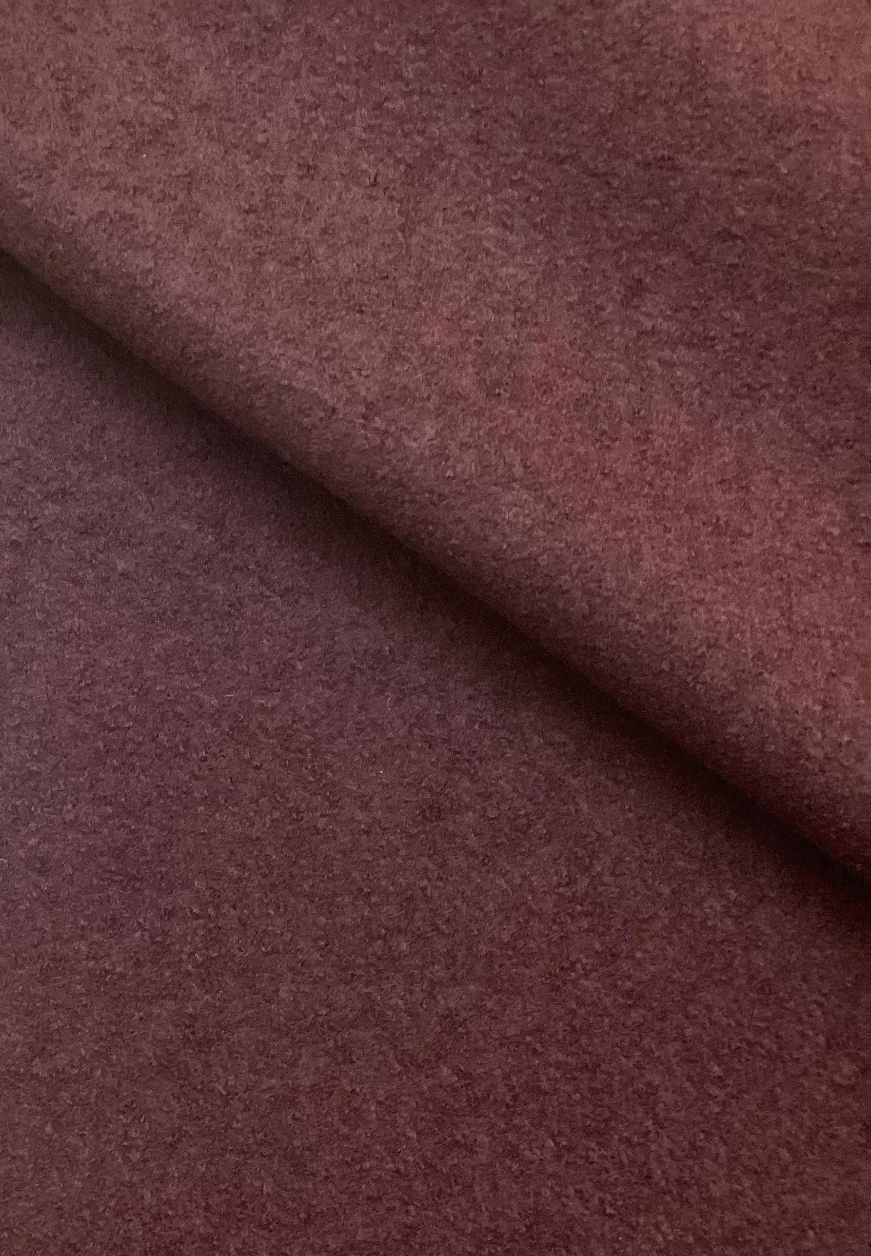 Boiled Viscose Wool in Merlot