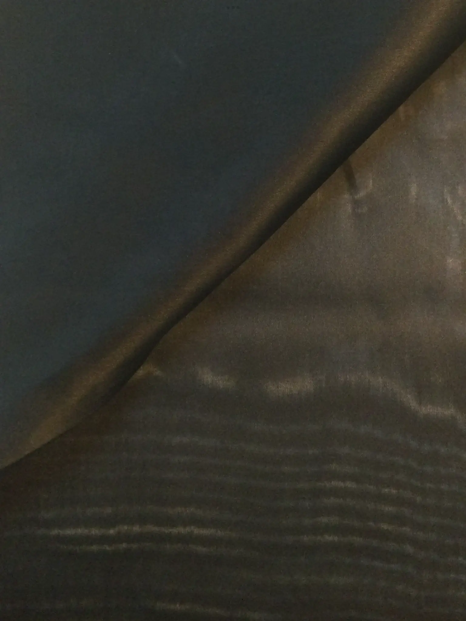 Light Weight Silk Satin Organza in Black