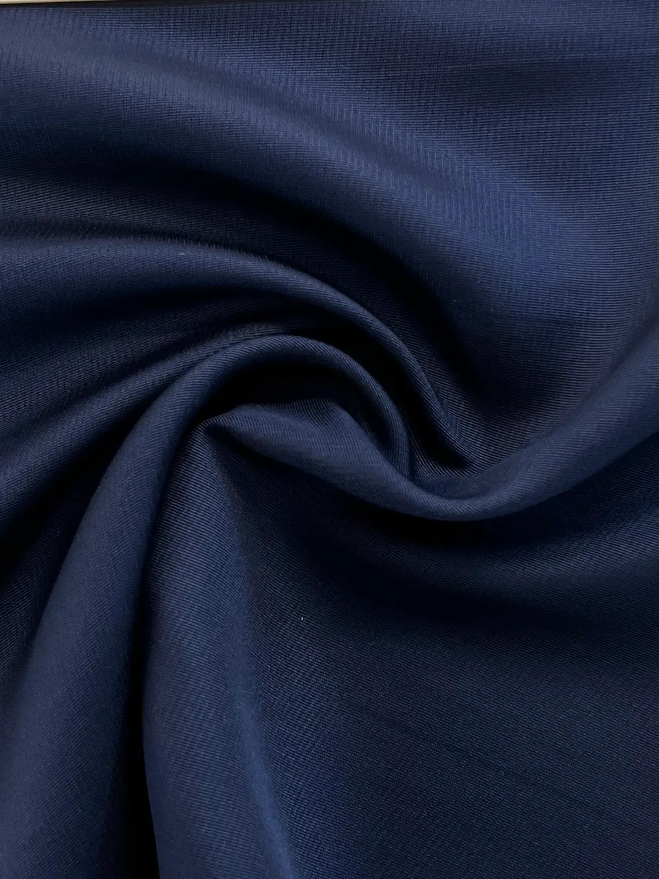 Pure Silk Twill in Light navy
