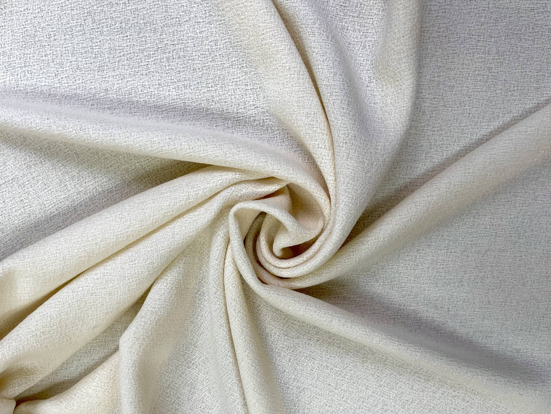 Wool Novelty Double Crepe in white