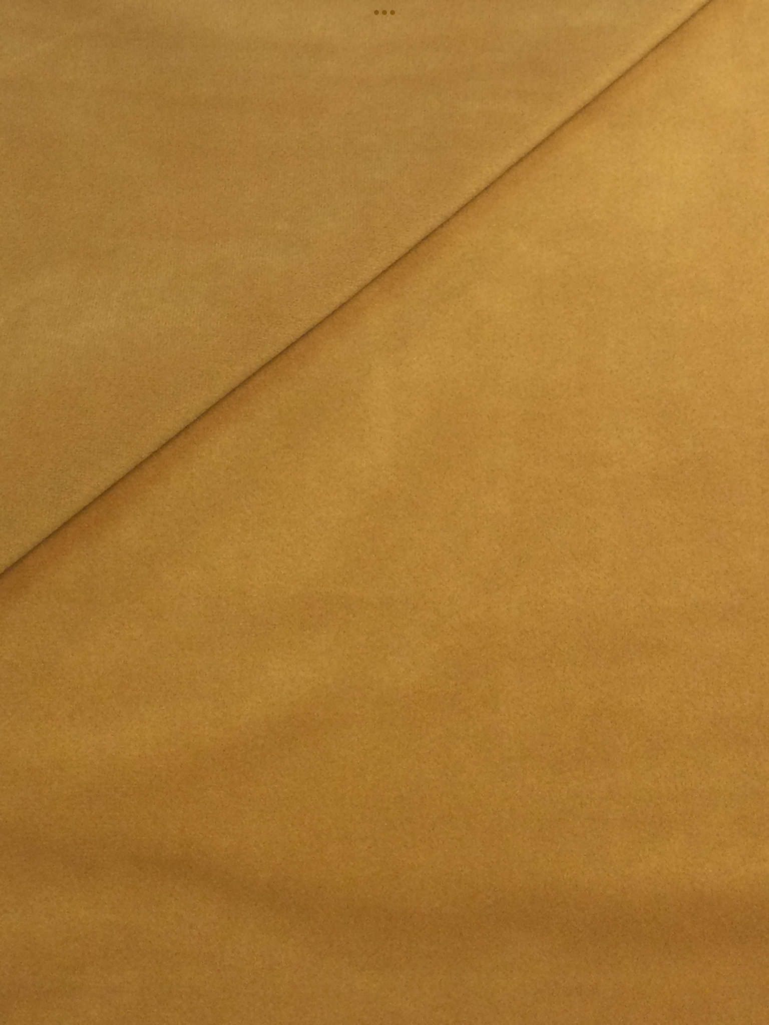 Polyester Velvet in Mustard