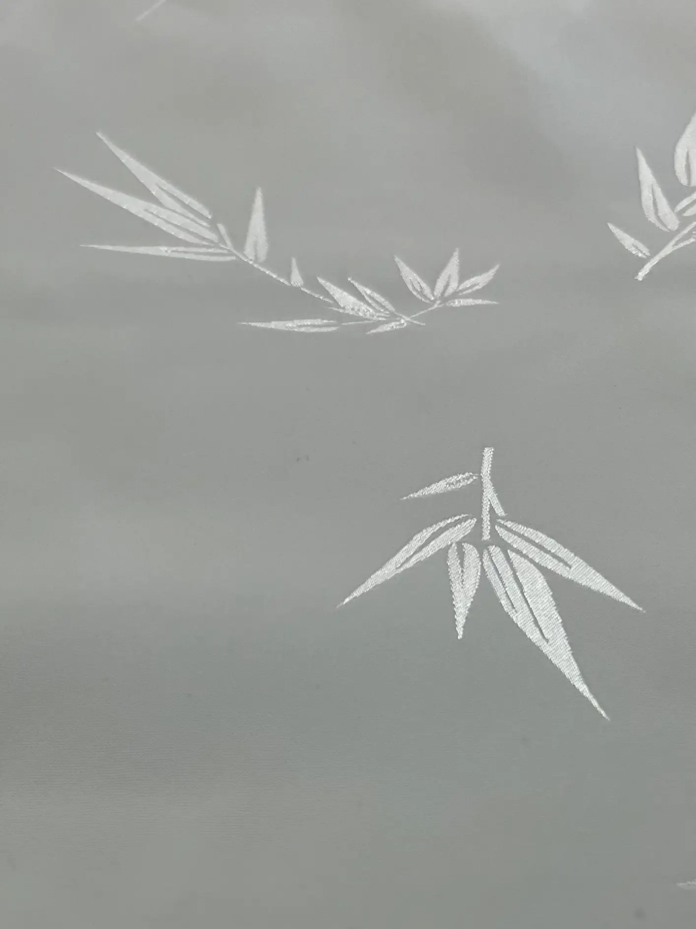 Viscose Jacquard of Bamboo in Ivory