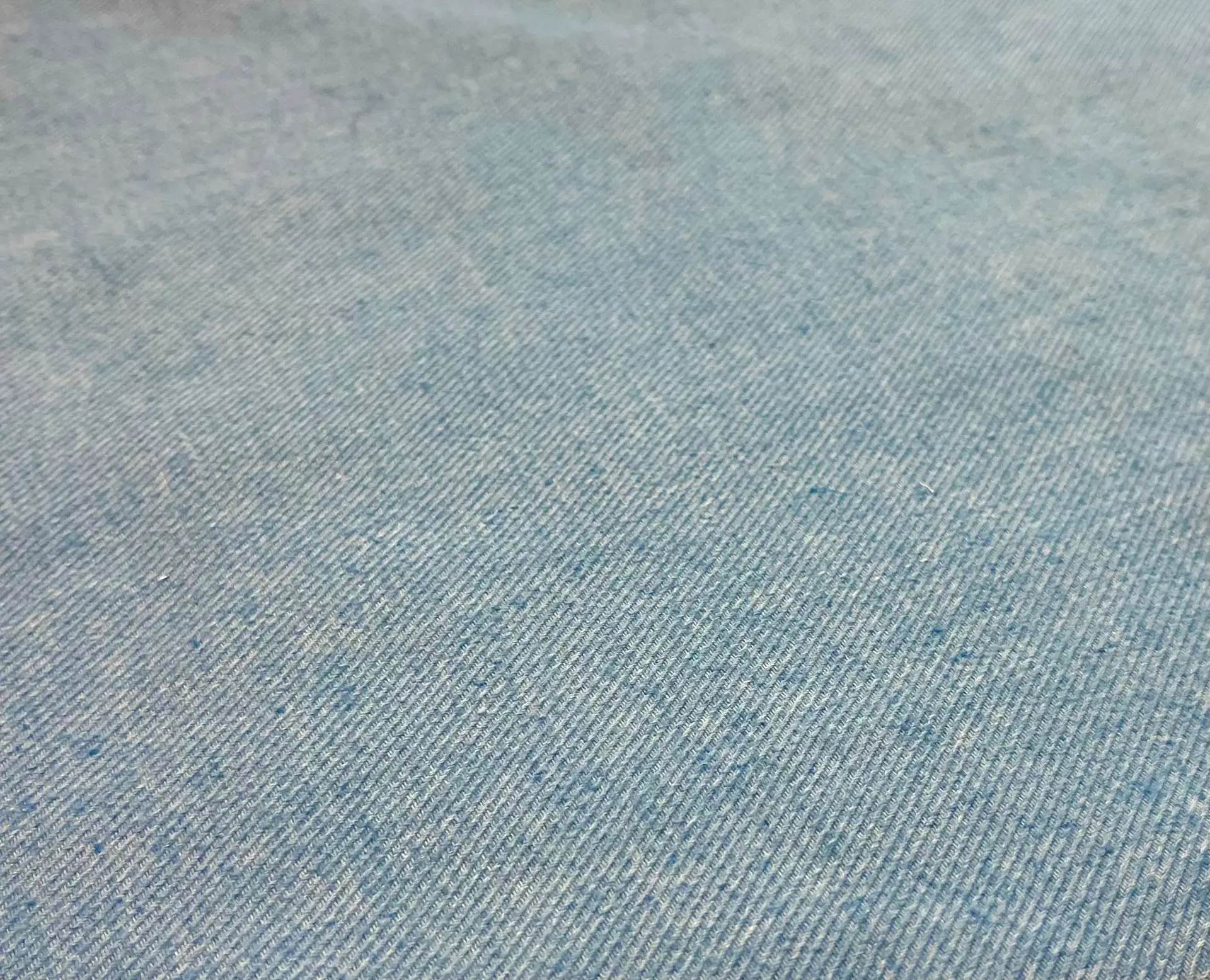 Cotton Linen Poly Twill in Blue Sky