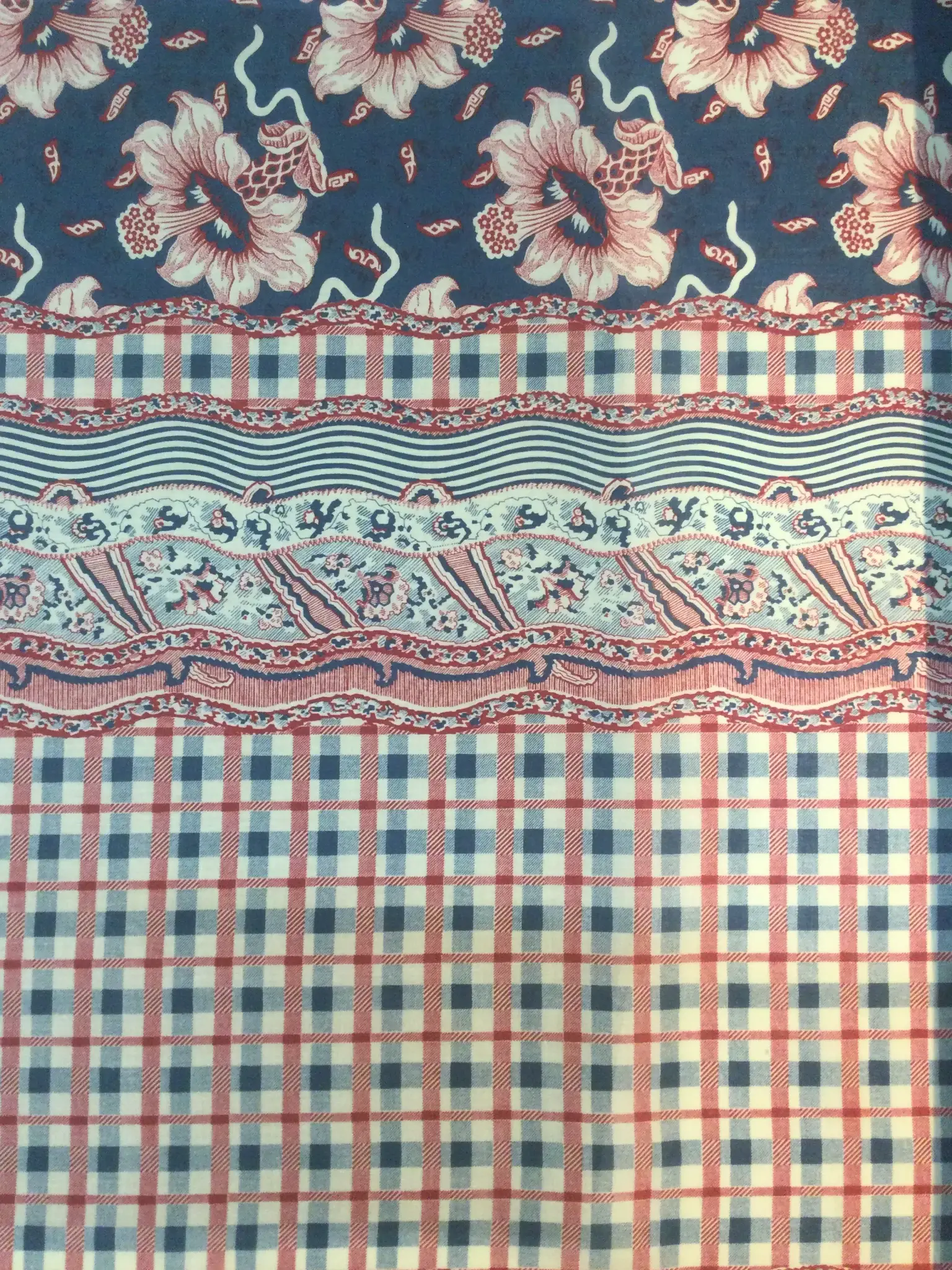 Cotton Blend Voile Print