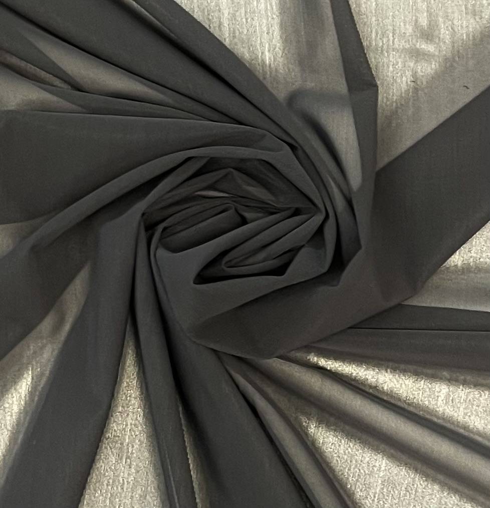 4 Way Stretch Tulle in Ash Black
