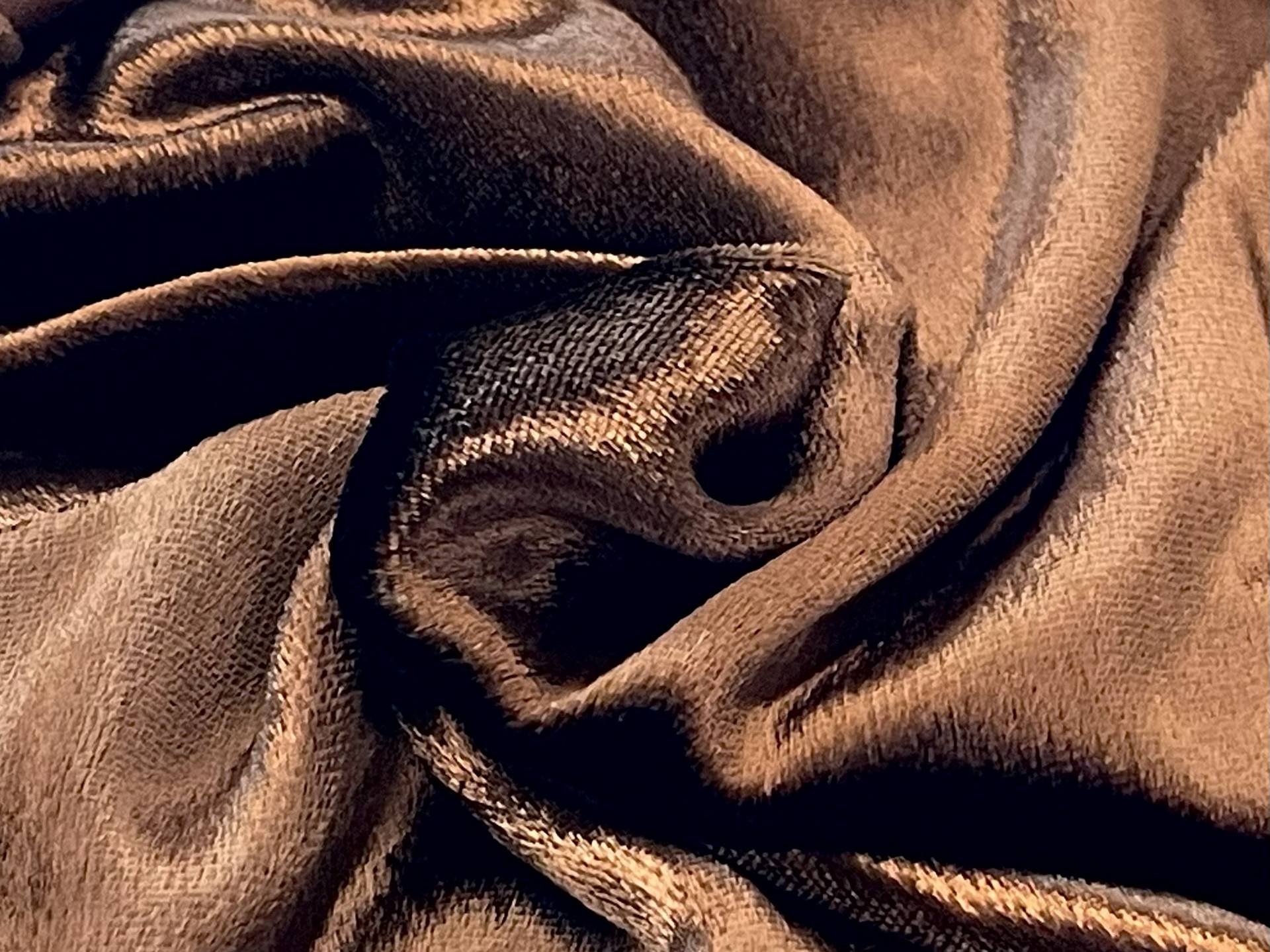 Made in France Silk and Rayon Panné Velvet