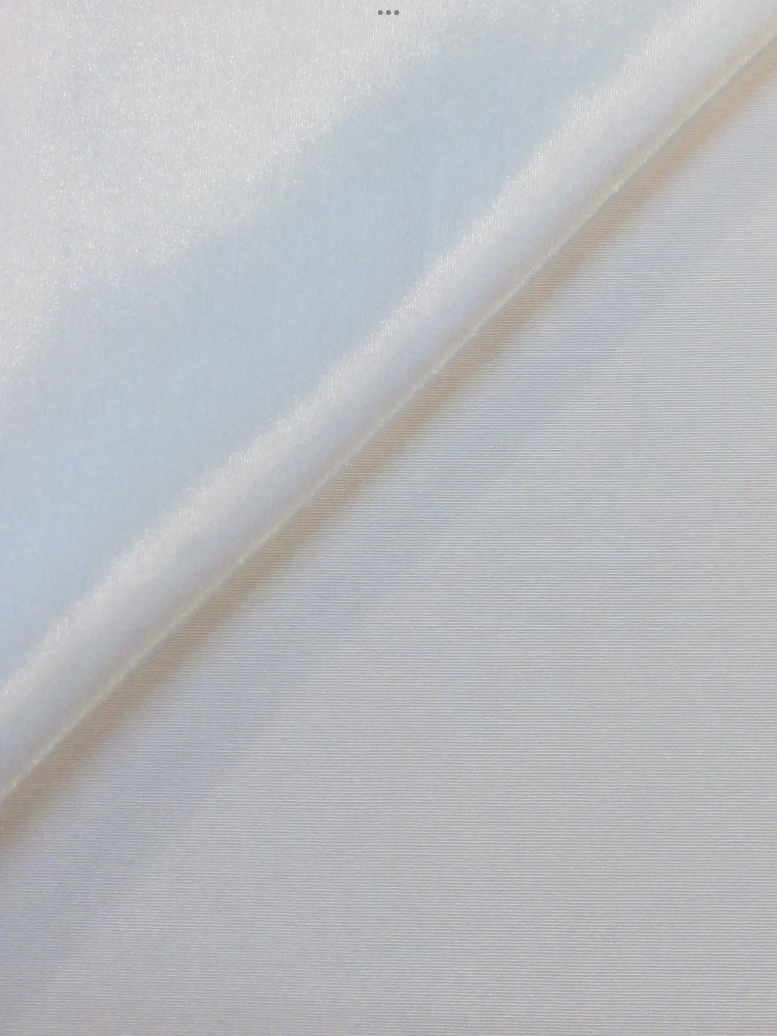 Polyester Bengaline Faille In Ultra White