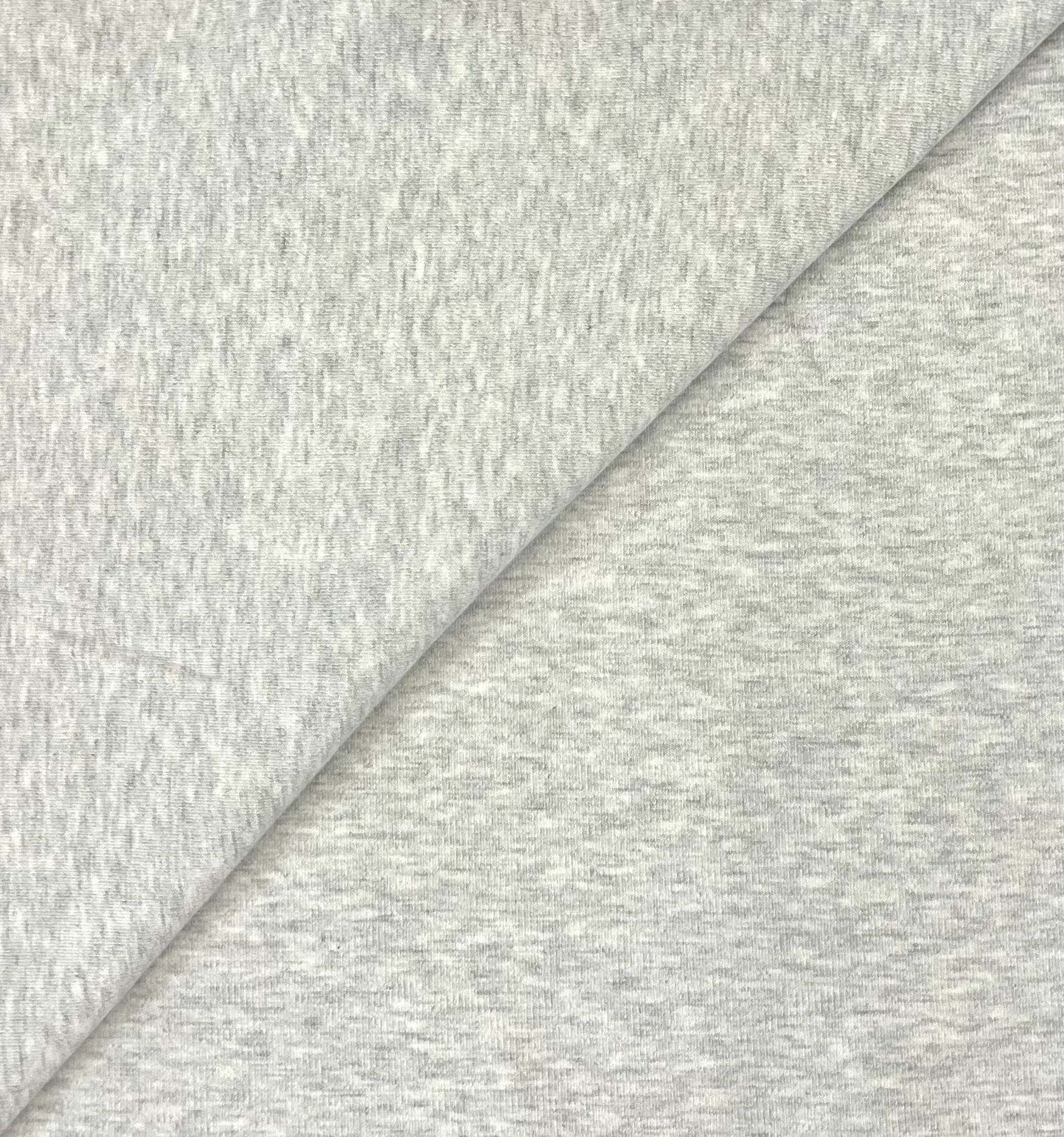 Ponte Knit 95% and 5% Elastane in Light Heather Grey