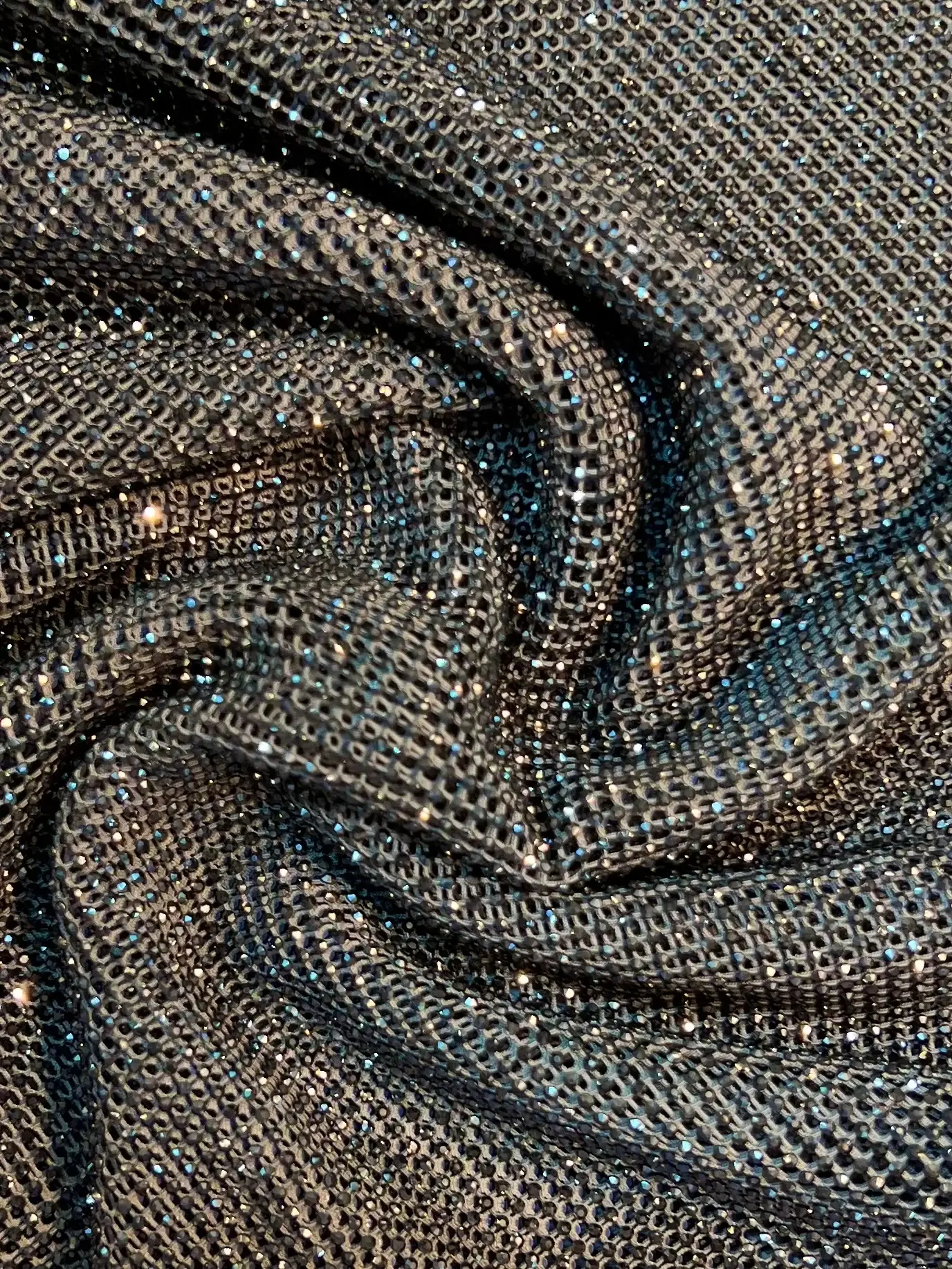 Made in Spain Micro Crystal Mesh in Silver