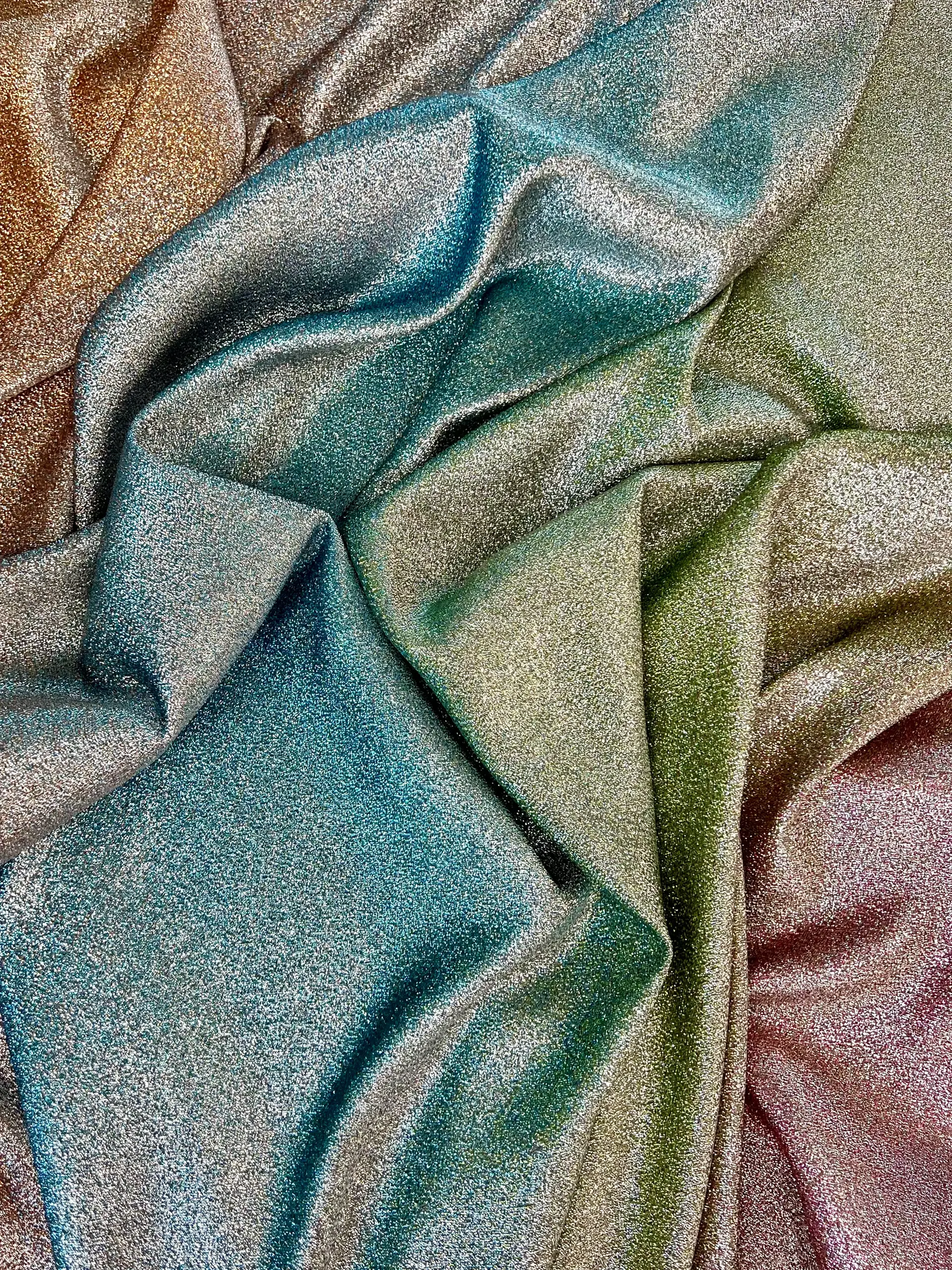 Ombré Silk Lame "Tropic Island"