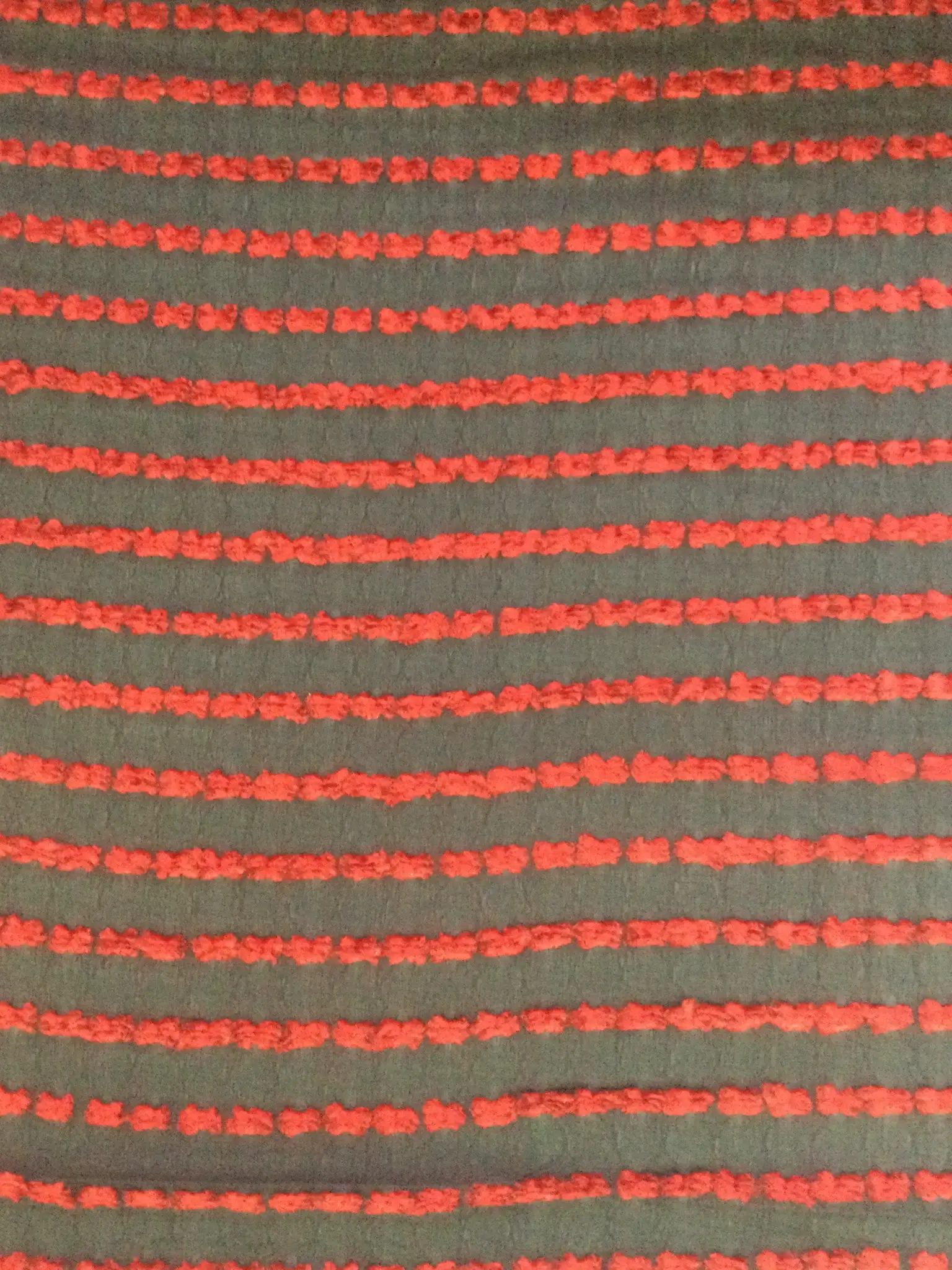 Silk/Lycra Chiffon Swiss Dot in Black and Red