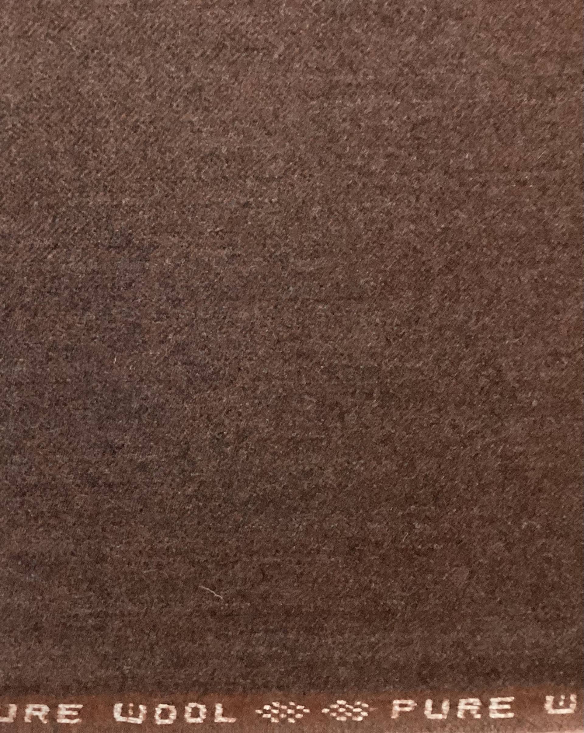 Made in Austria100% Wool Herringbone In Red Mahogany 