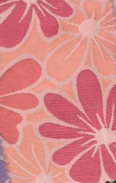 Made in Spain Retro Floral Brocade in Pink