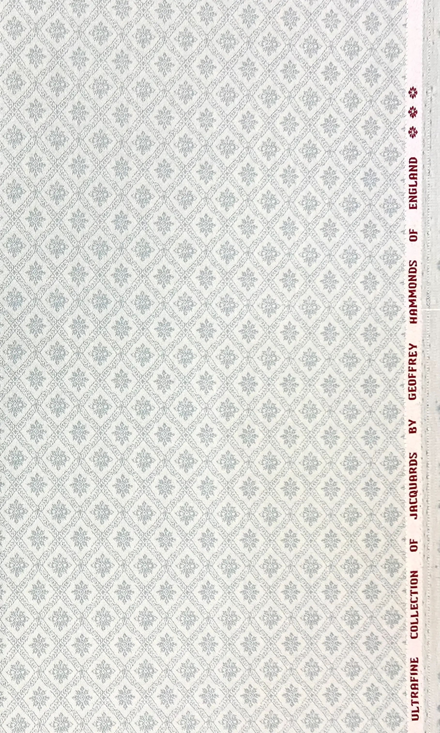 Made in England Super 110's Australian Wool Rayon Jacquard Suiting in Powder Blue