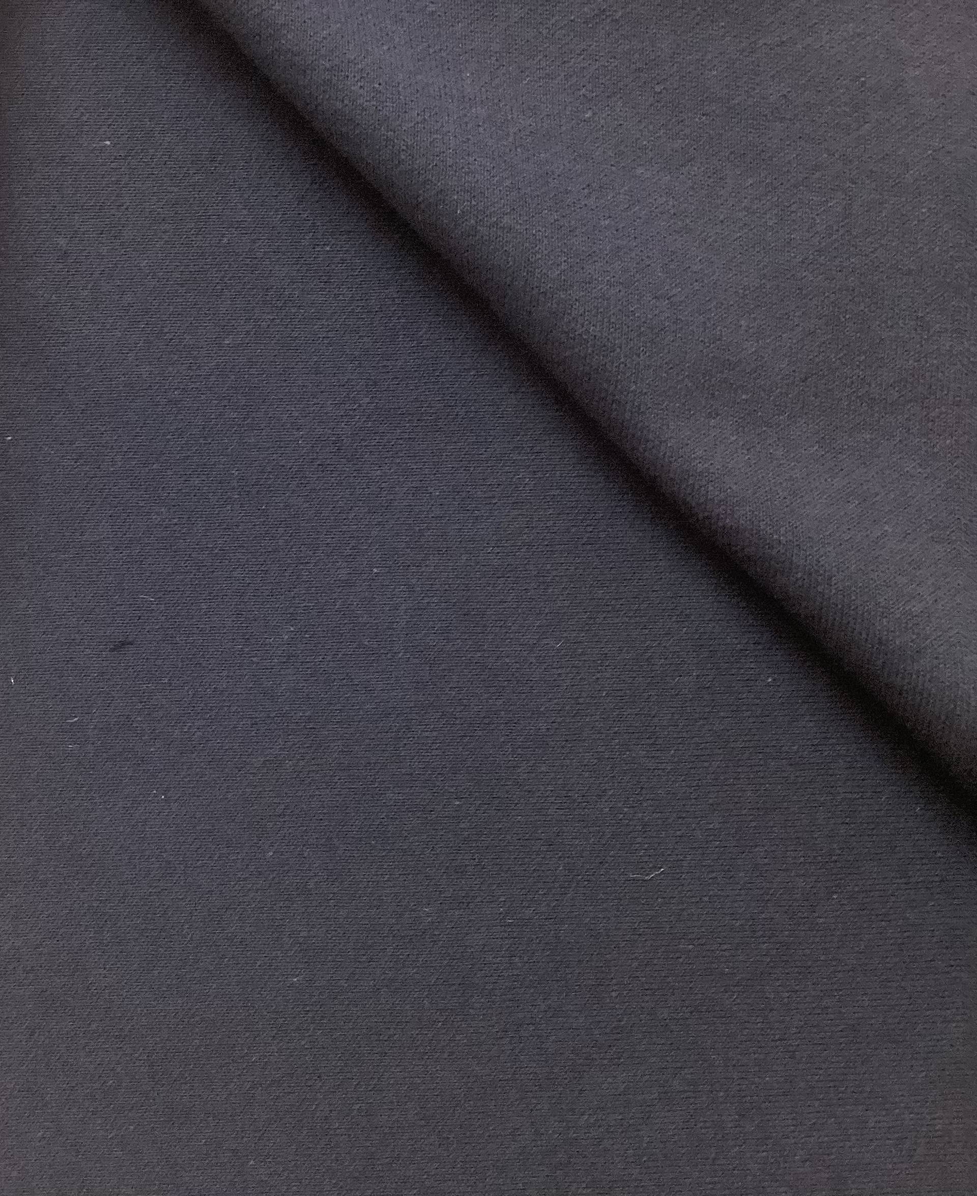 Japanese Cotton French Terry in Navy