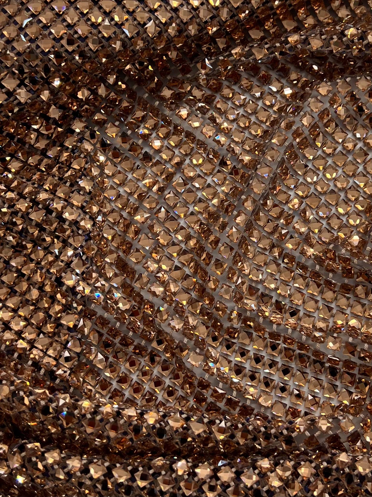 Princess Crystal Mesh in Rose Gold