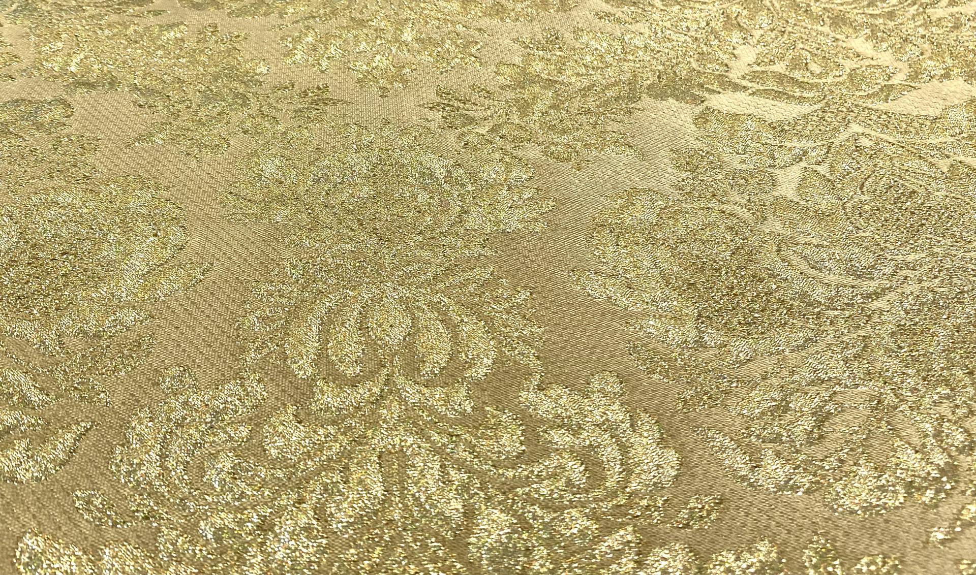 Italian Metallic Brocade in Gold