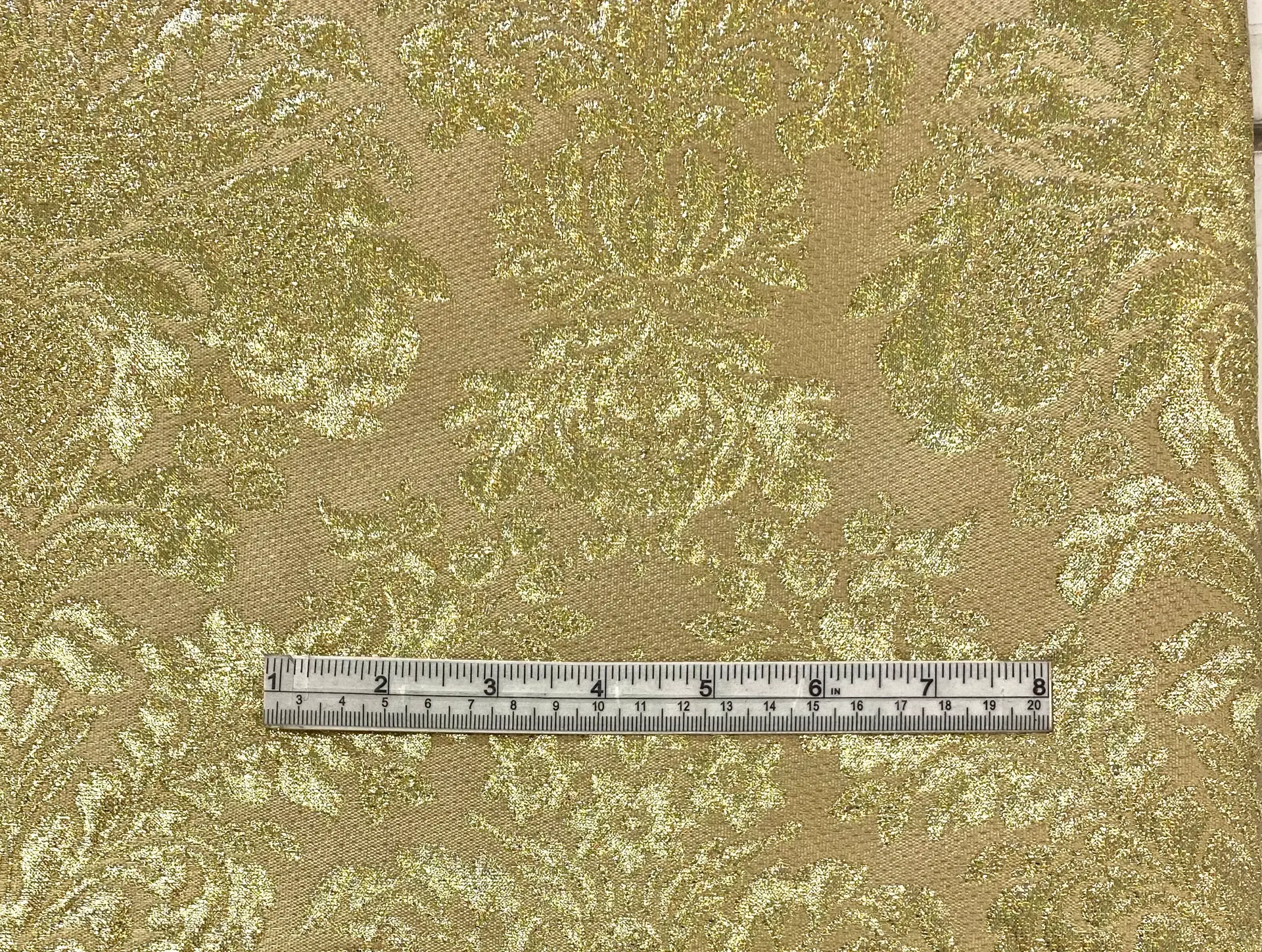 Italian Metallic Brocade in Gold