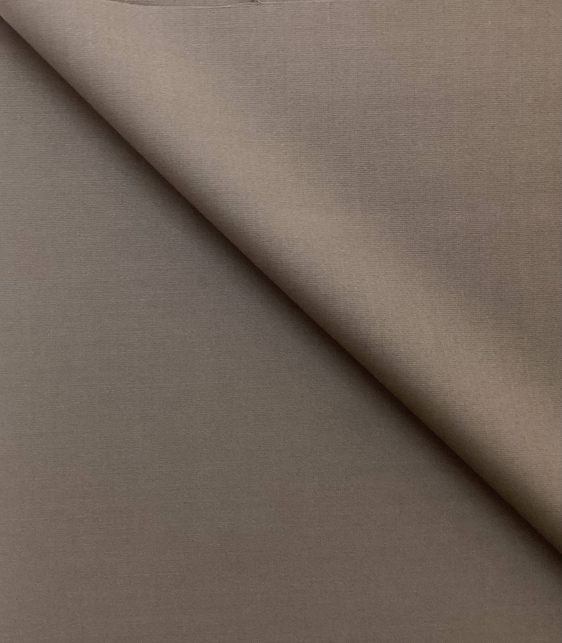 Wool Blend Tropical Weight Suiting In Taupe 
