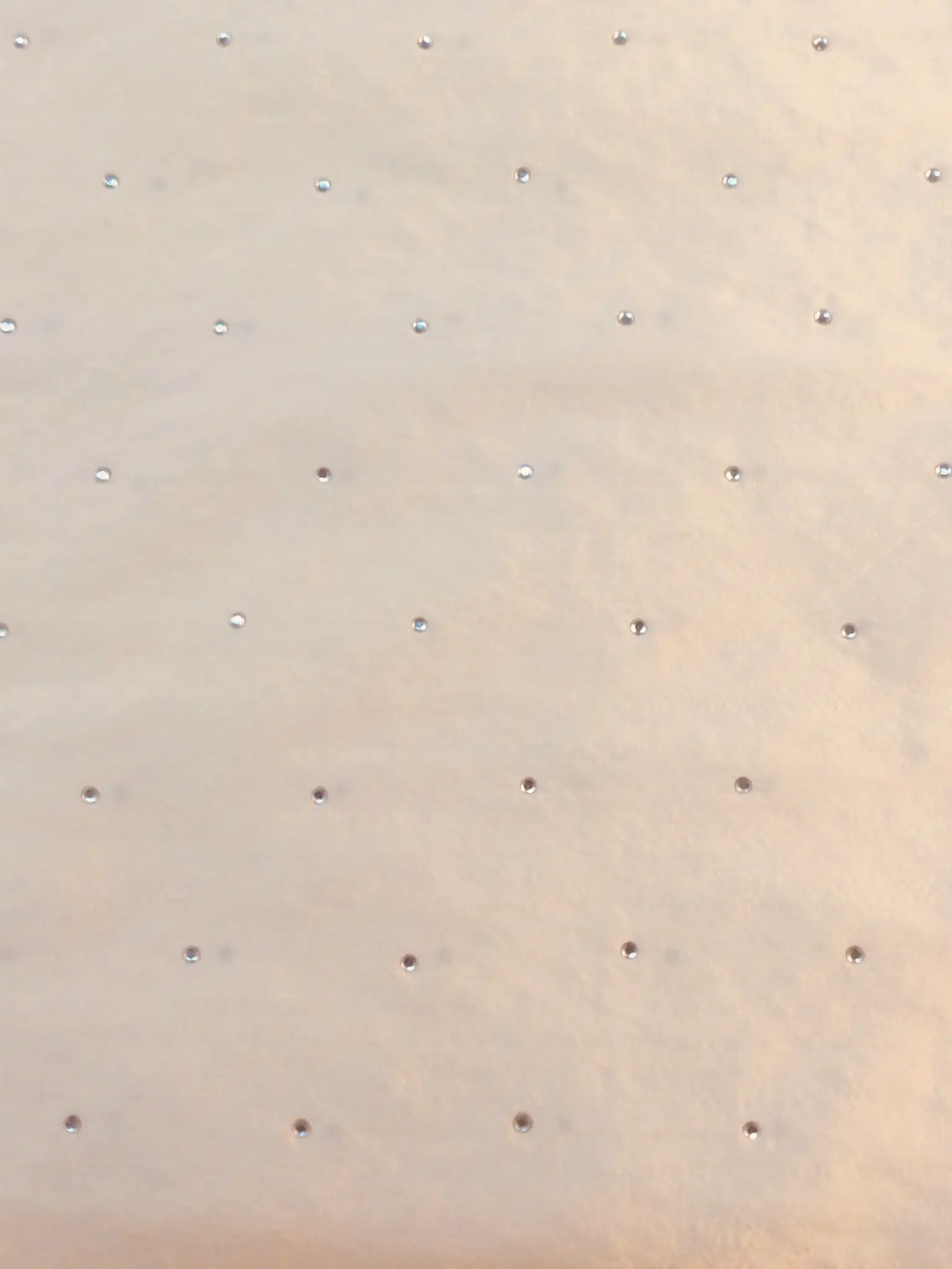 Rhinestones on Silk Shantung