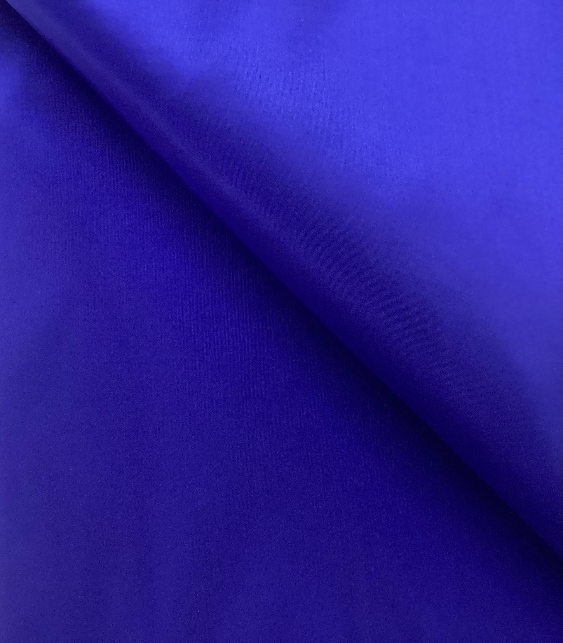 100% Pure Silk Taffeta In Ultramarine Blue