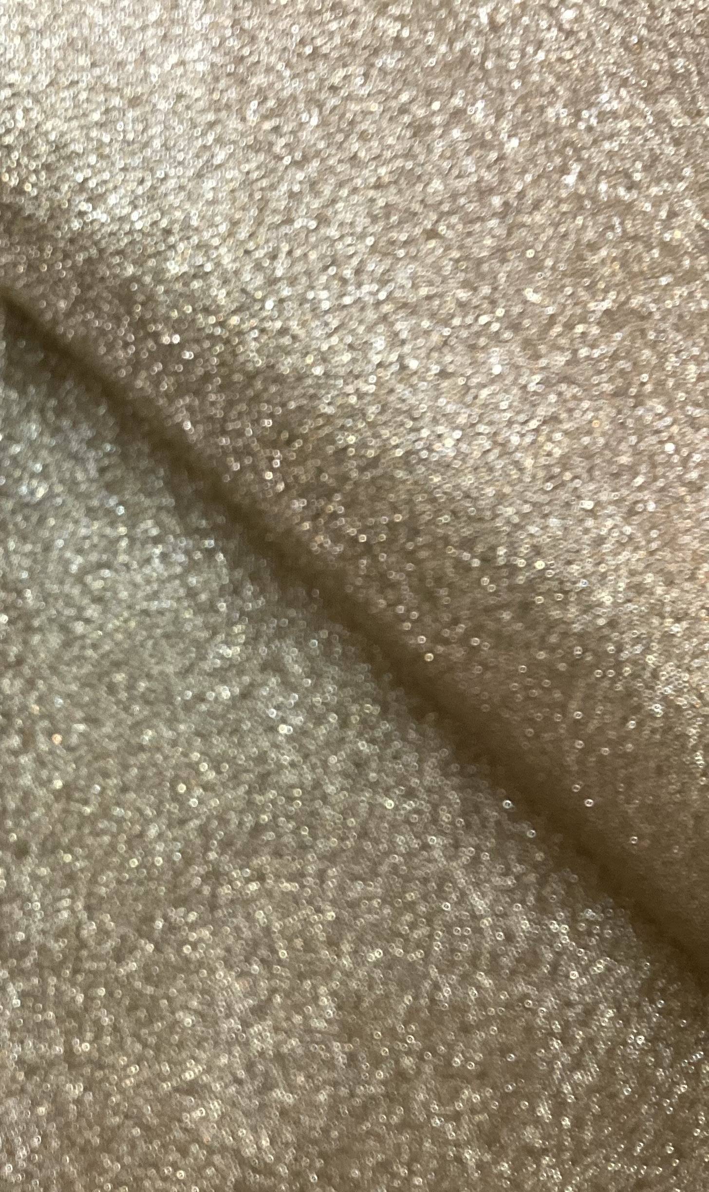 Silk Blend Lamé Crepé Gold & Silver Iridescent 