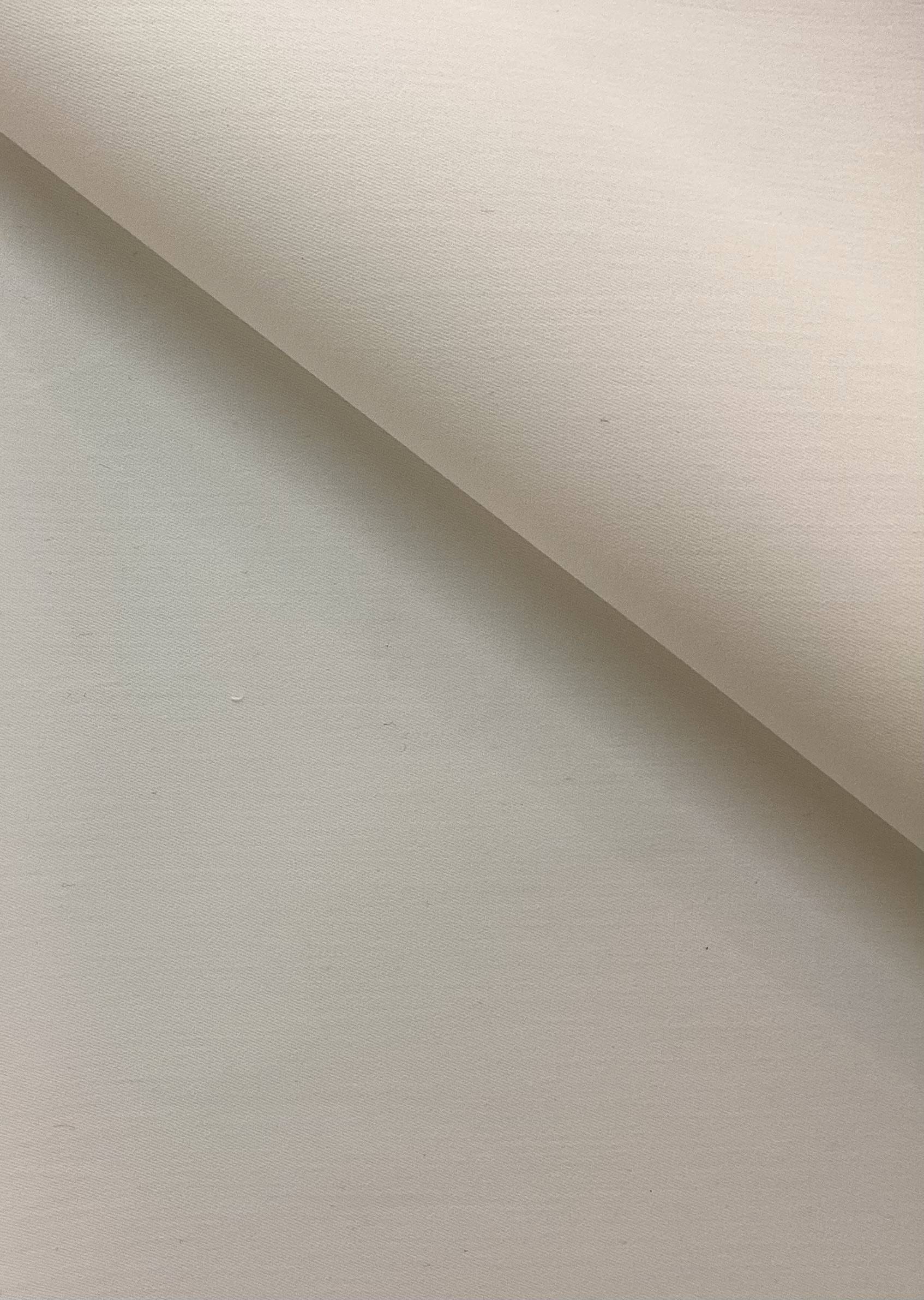 Cotton Stretch Fine Twill in Vanilla 