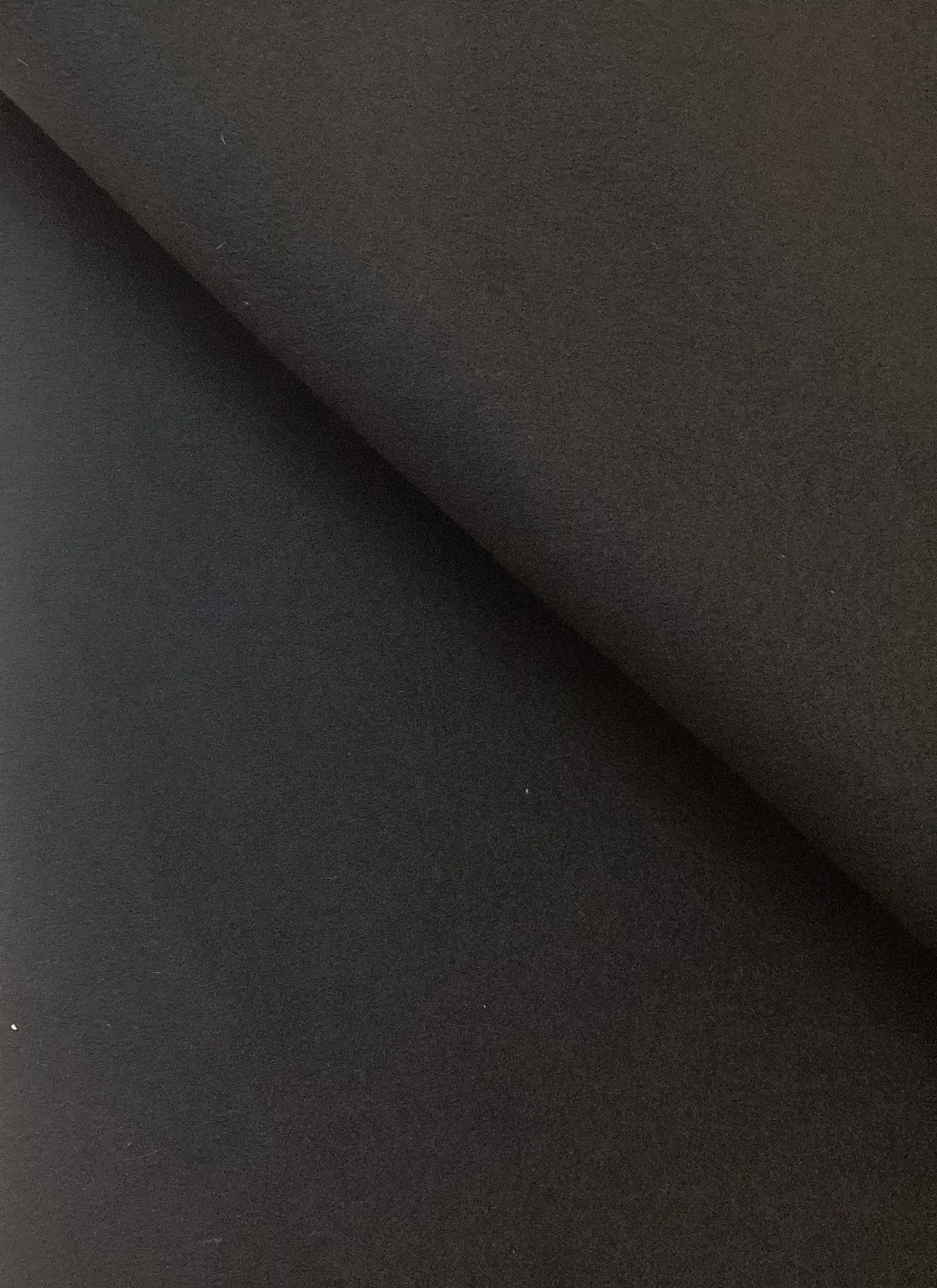 Made in Italy Cashmere/Wool Coating in Jet Black