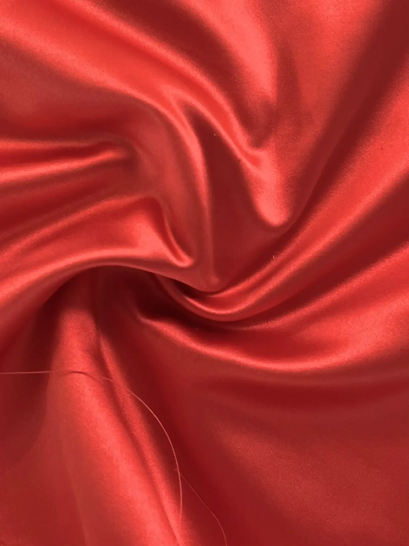 Pure Silk Duchesse Satin in Red