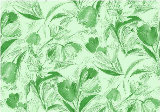 Printed Silk Satin Chiffon