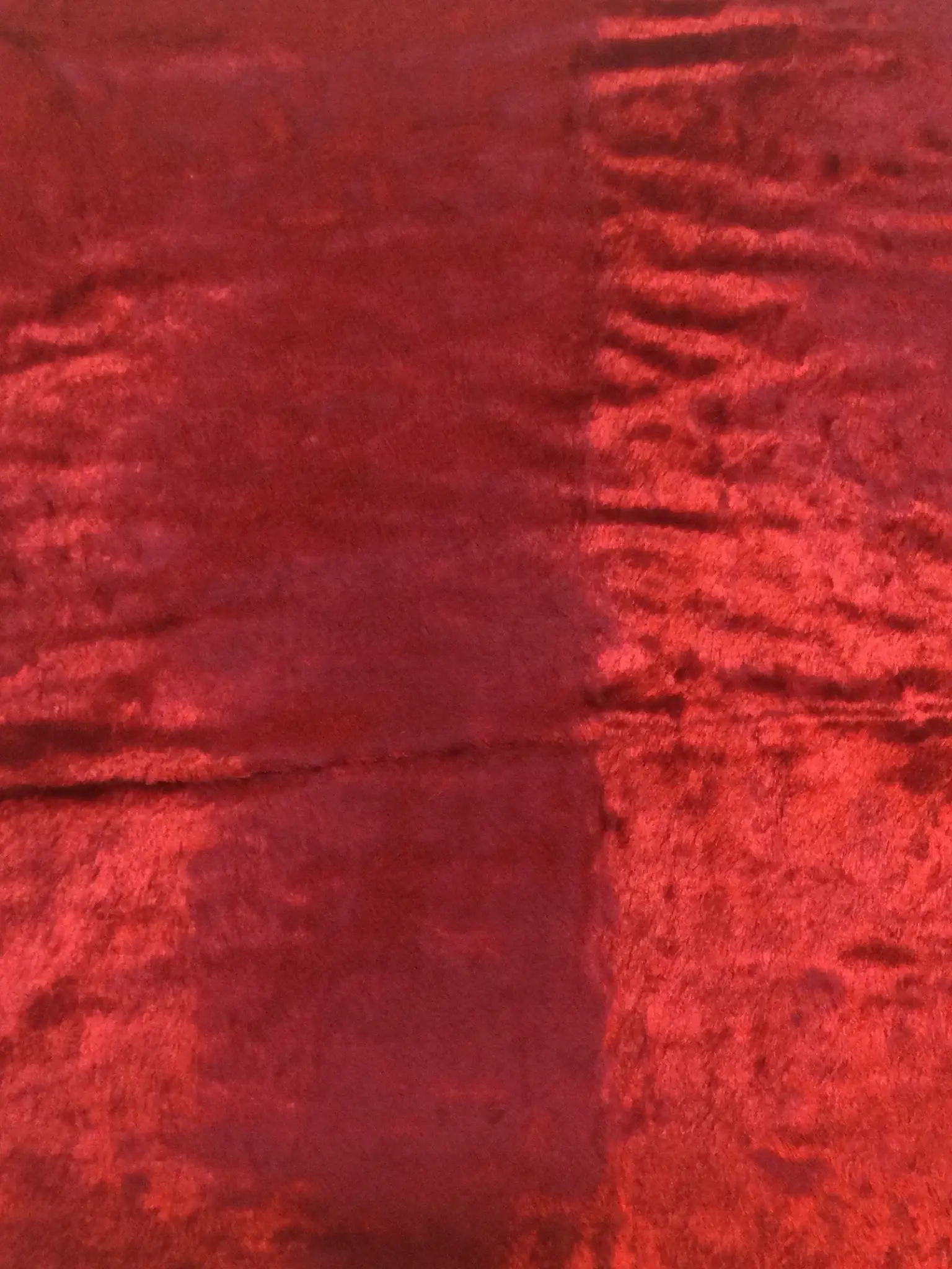 Panne' Velvet in Scarlet Red
