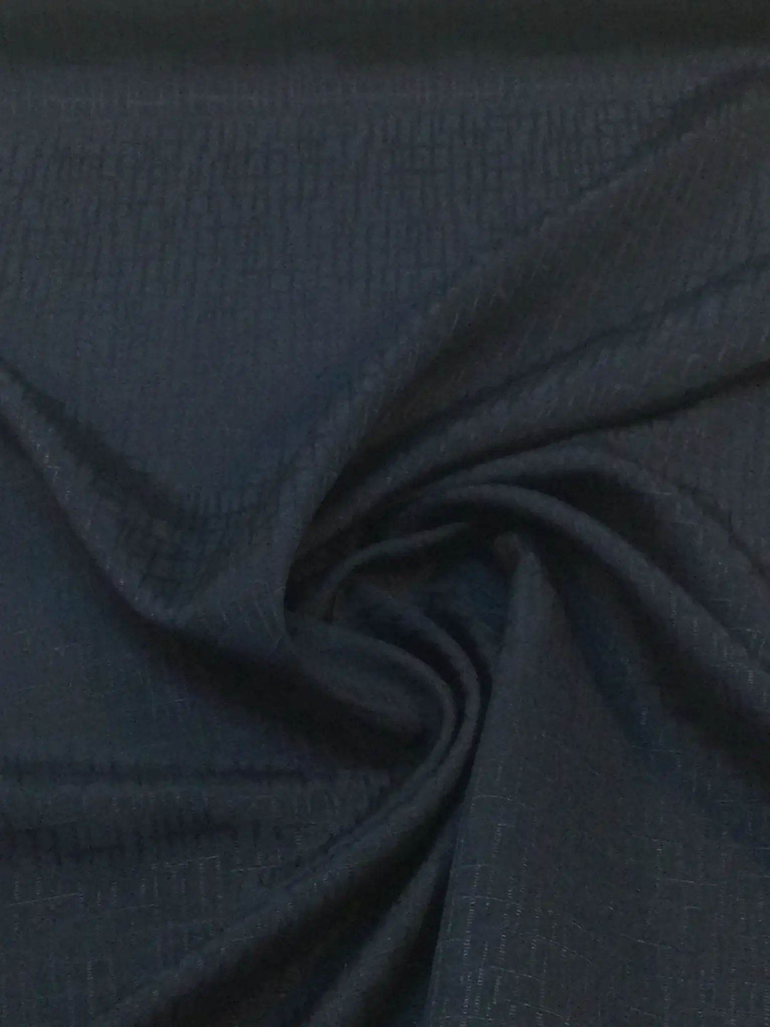 Made in Italy 100% Silk Irregular Grid Jacquard in Ink