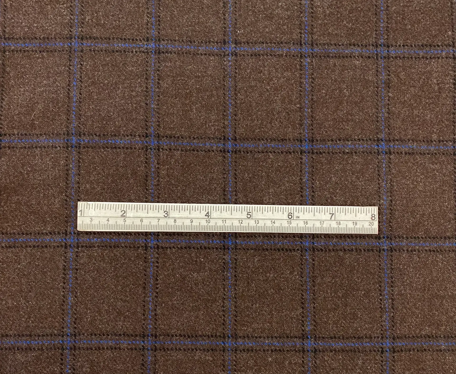 Wool Glen Plaid Fabric in Warehouse