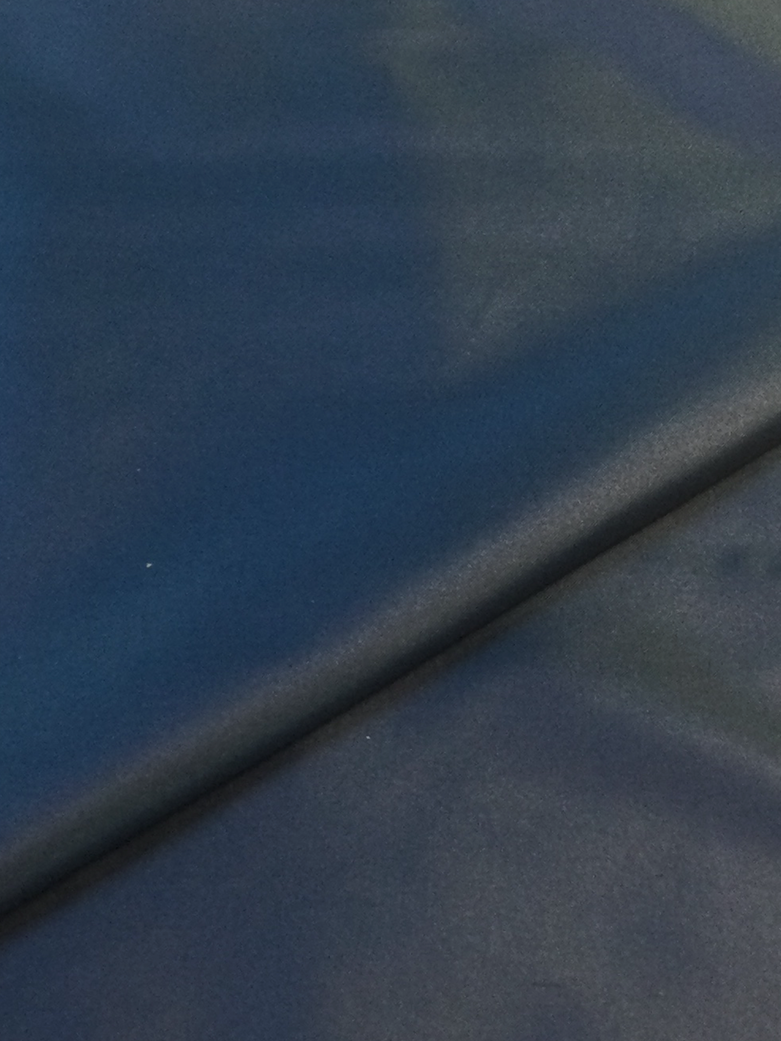 Made in Italy 100% Silk Iridescent Twill in Royal