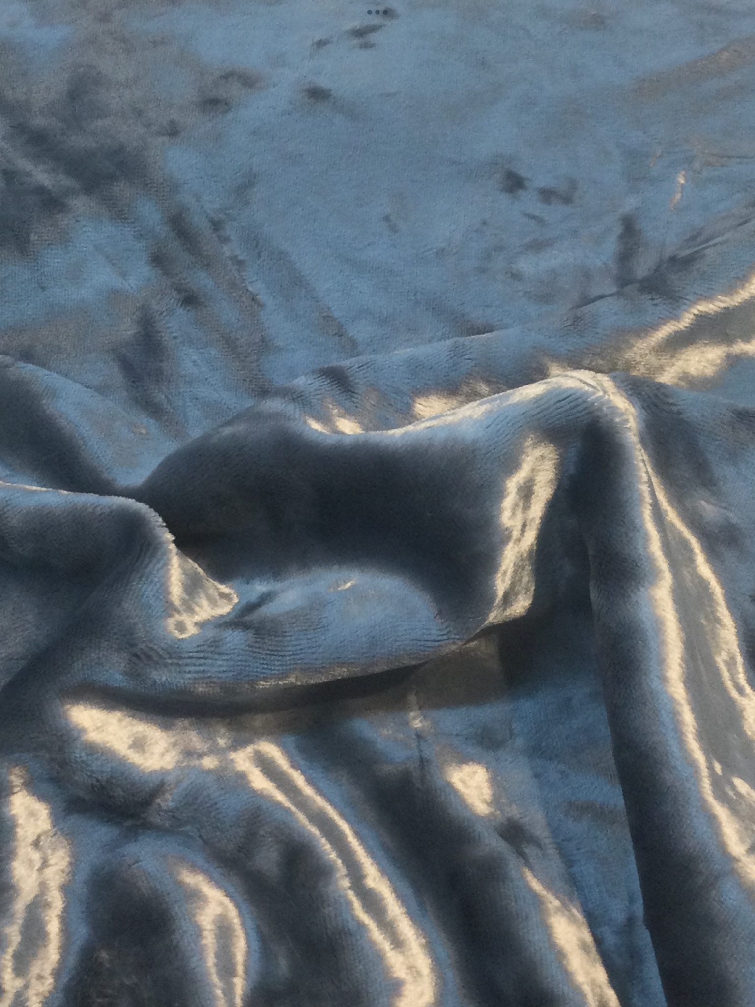 Made in Italy 100% Viscose Velvet in Grey