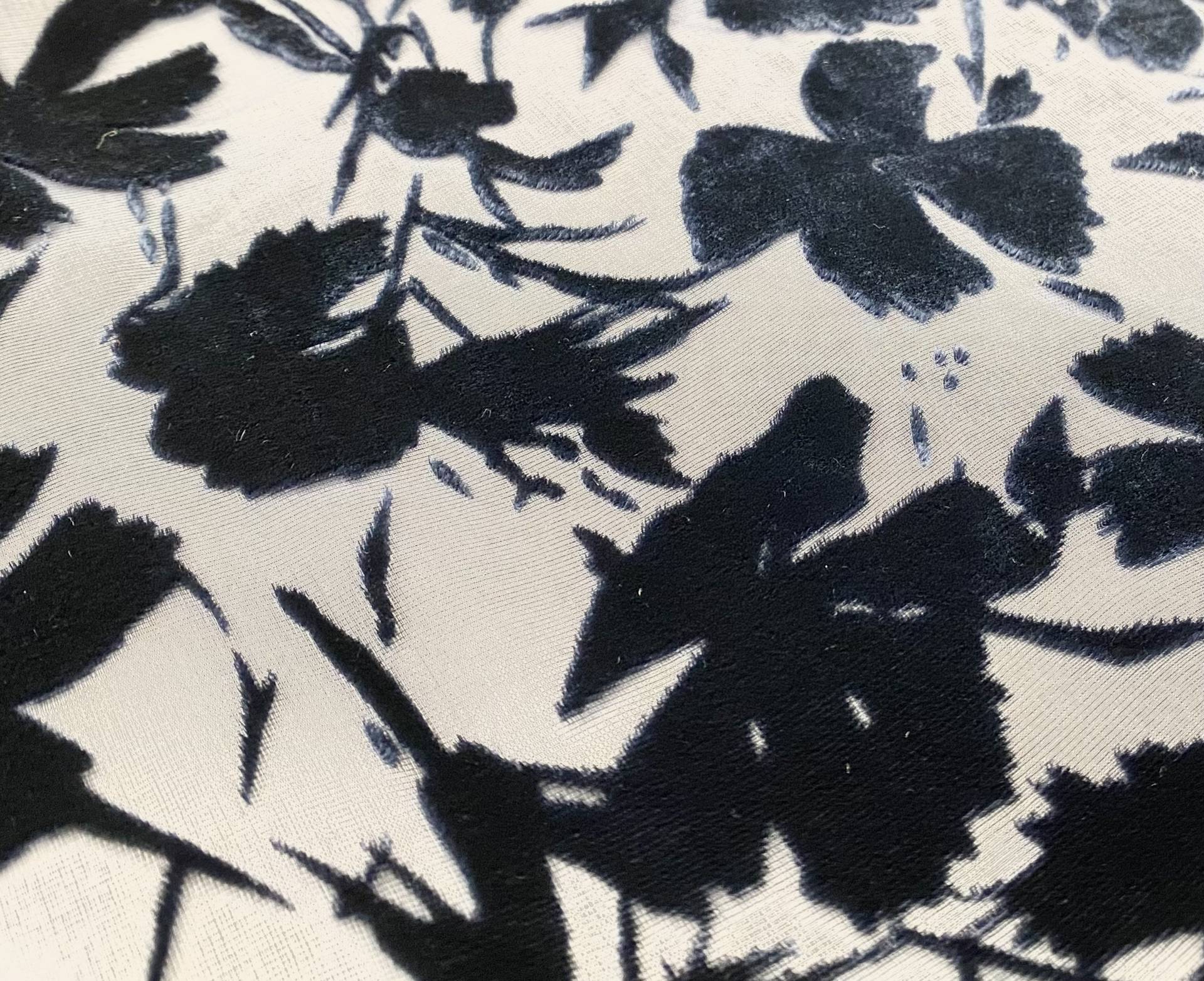 Silk/Rayon Burn Out Velvet