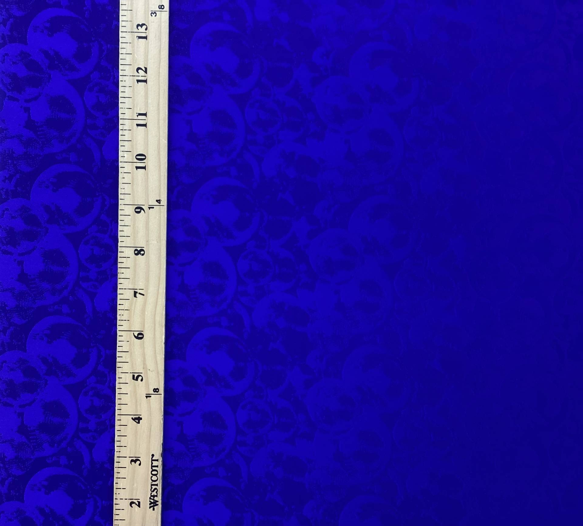Made in Italy Viscose Jacquard In Electric Blue 