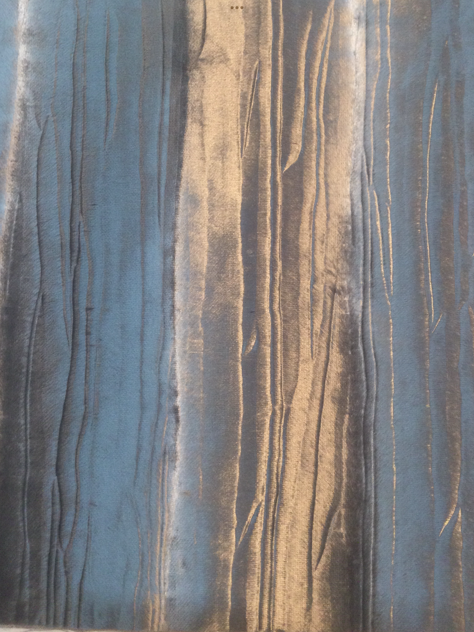 Embossed Rayon Velvet in Silver