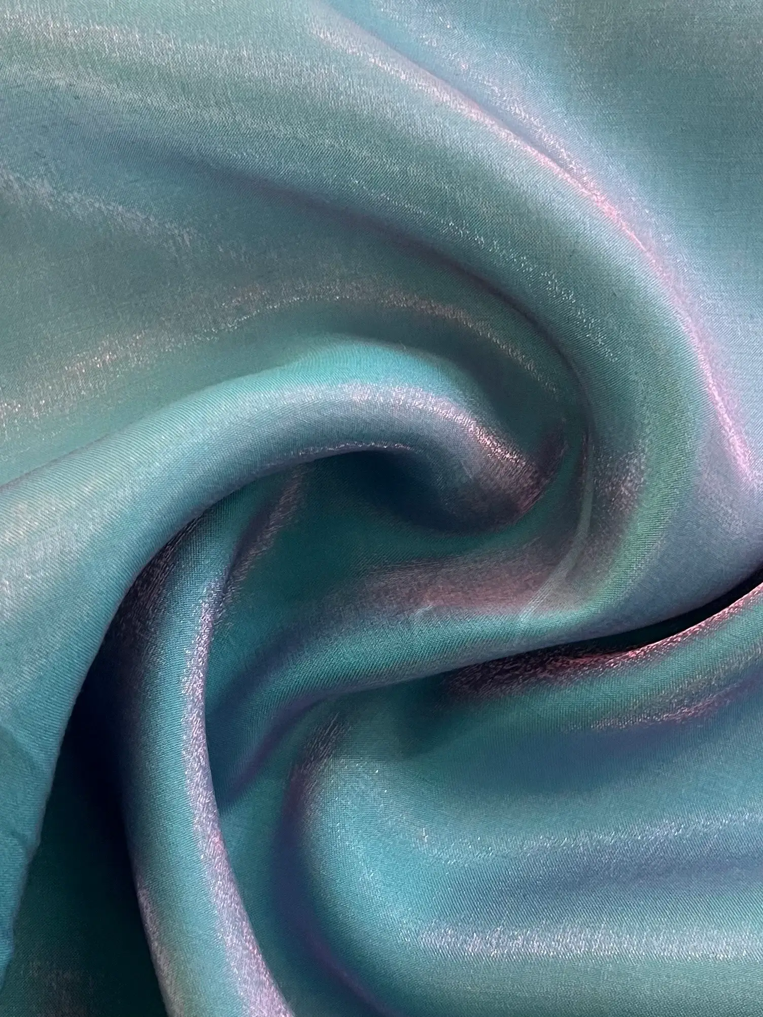 Viscose Rayon Blend Iridescent Charmeuse 