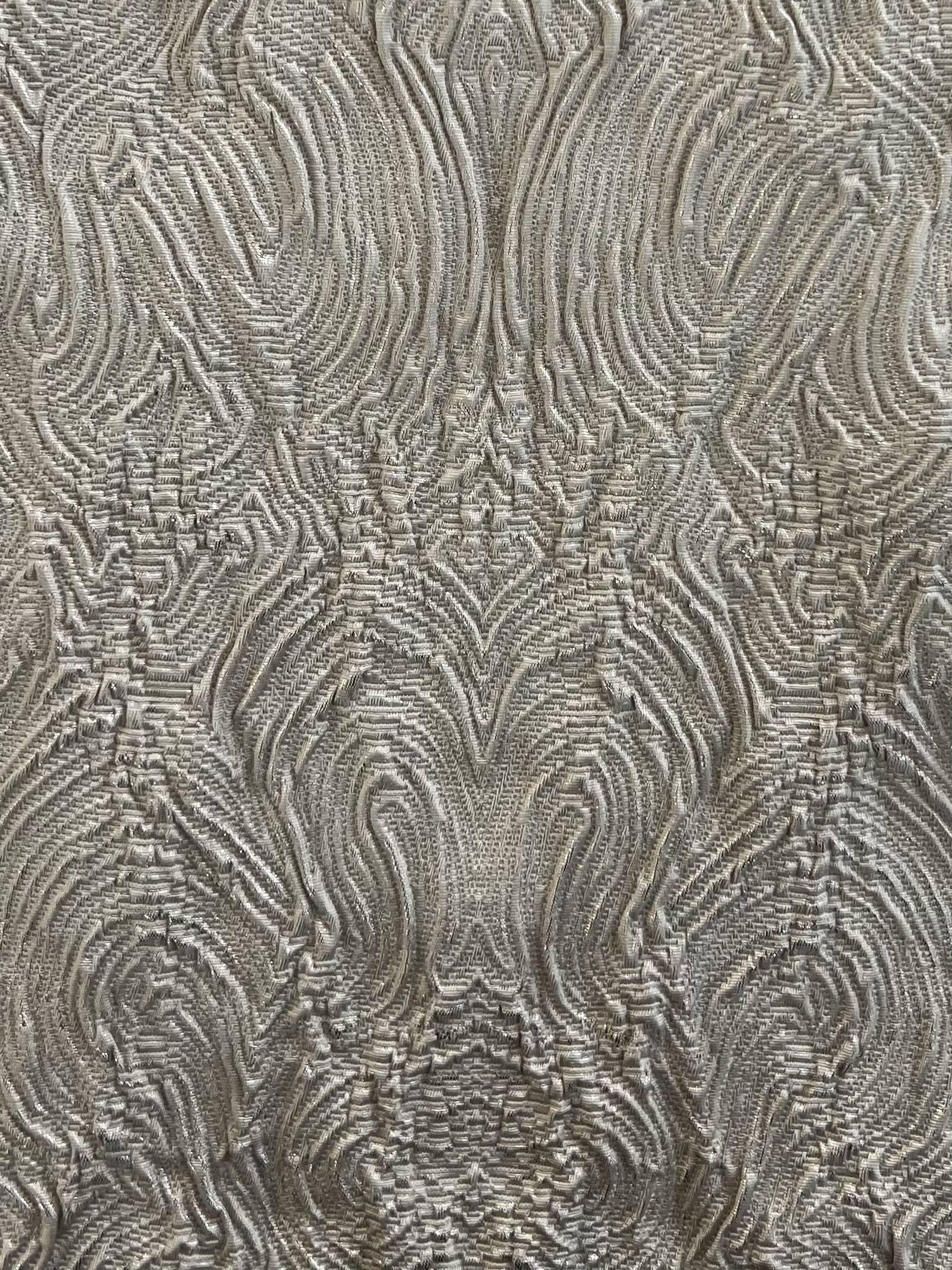 Stretch Cloqué in Lurex Gold