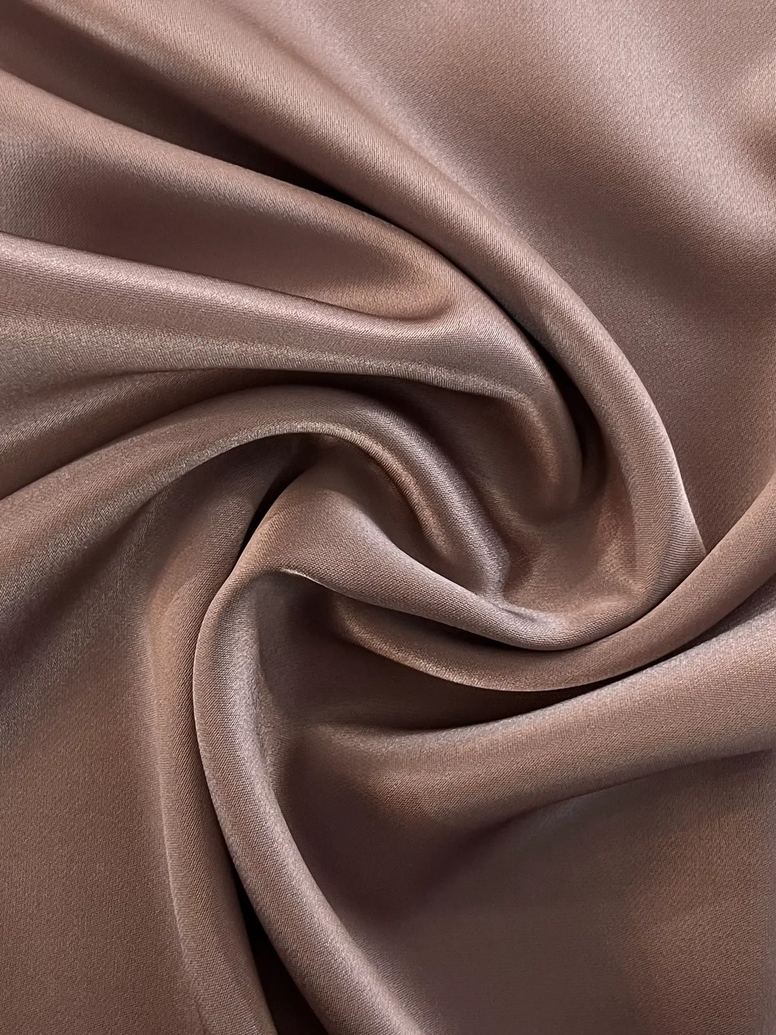 Pure Silk Double Face Charmeuse in Suede