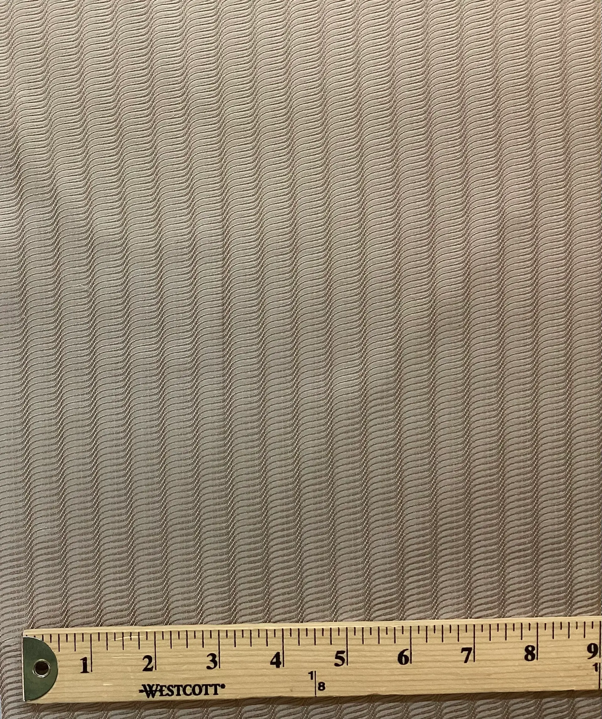 100% Silk Tie Jacquard Brocade In Sand